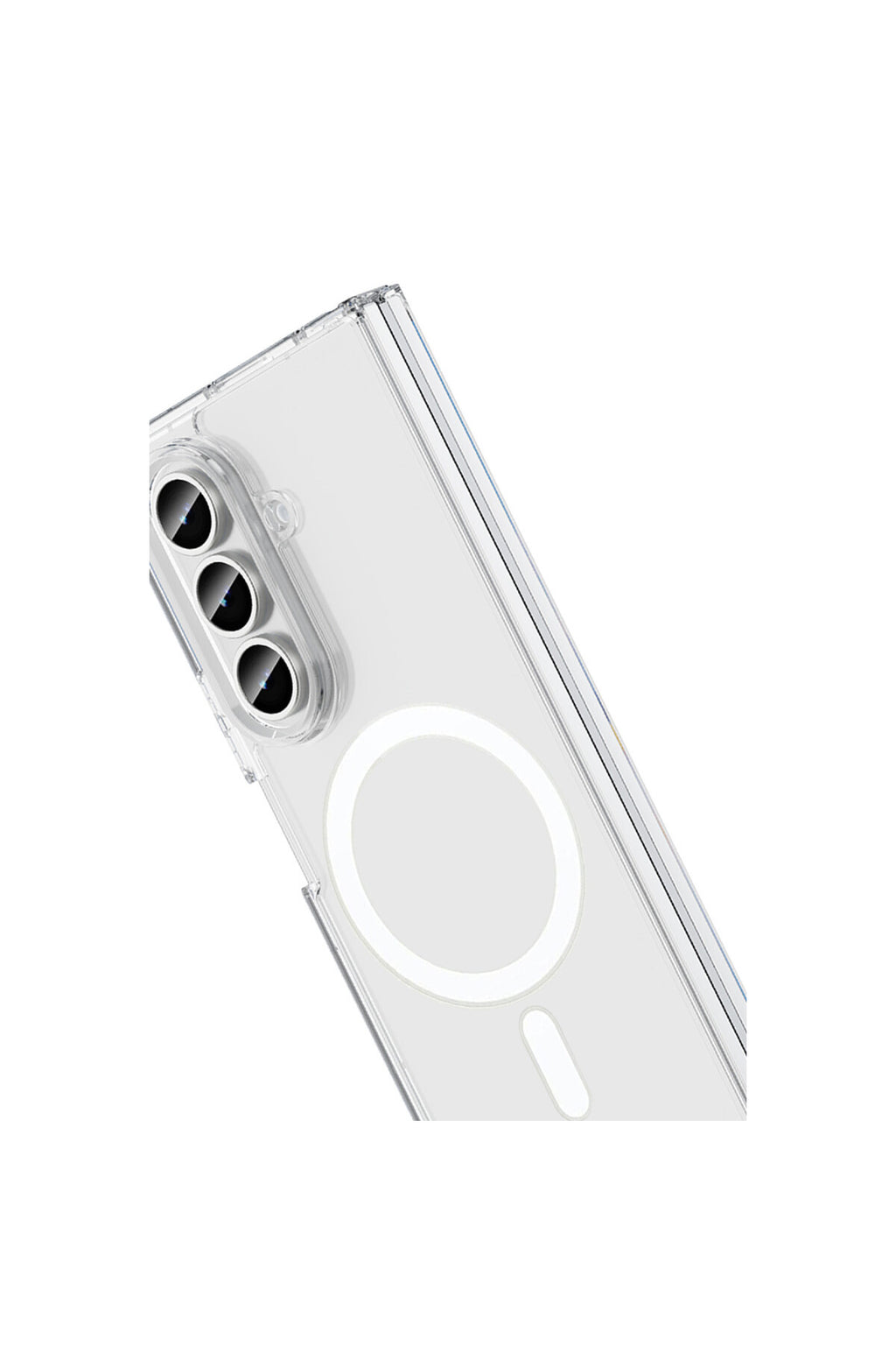 Samsung Galaxy Z Fold 7 Kılıf Magneticsafe Şeffaf Silikon - Şeffaf