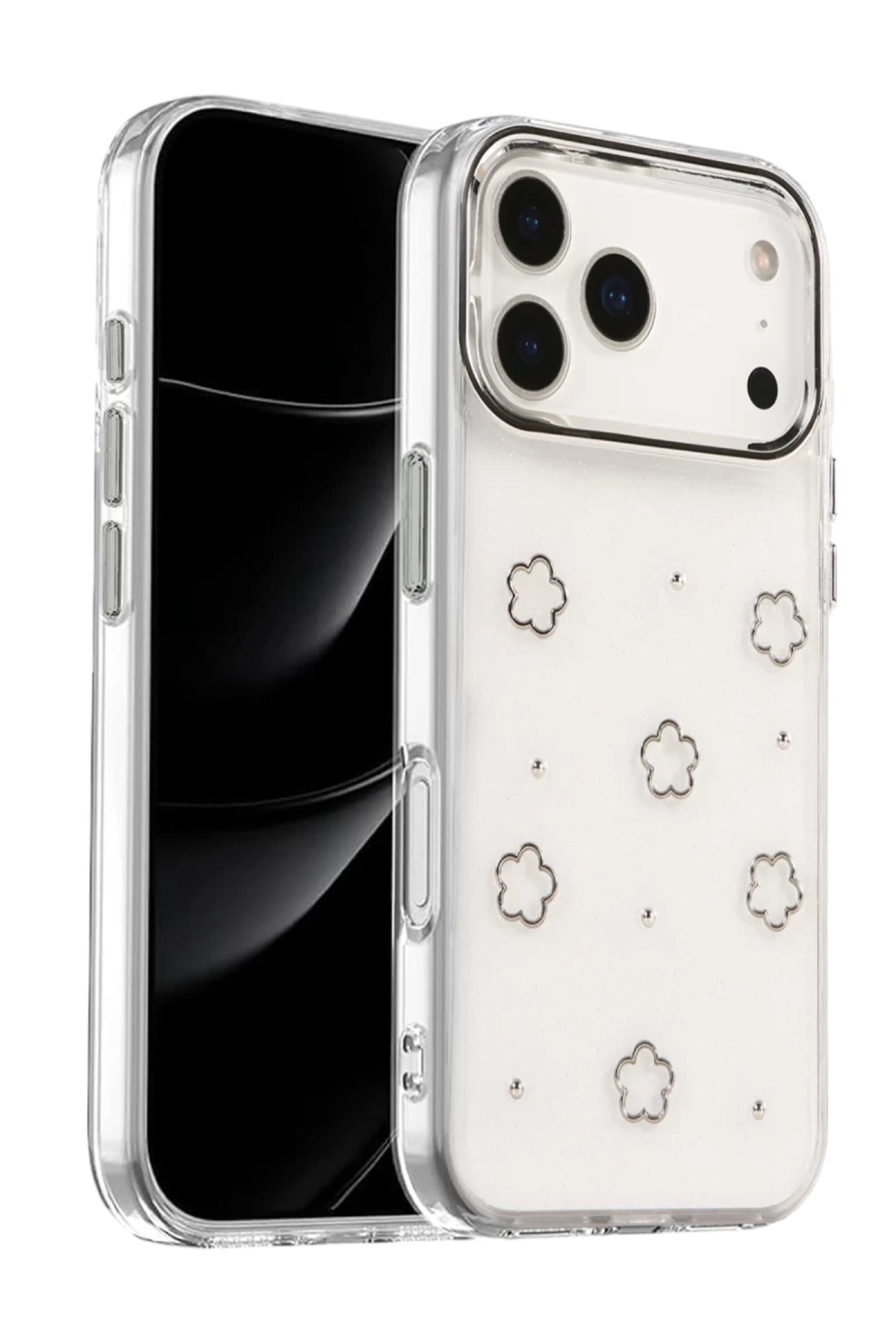 Apple iPhone 17 Pro Uyumlu Fiyonk Desenli Kapak - Desen 2