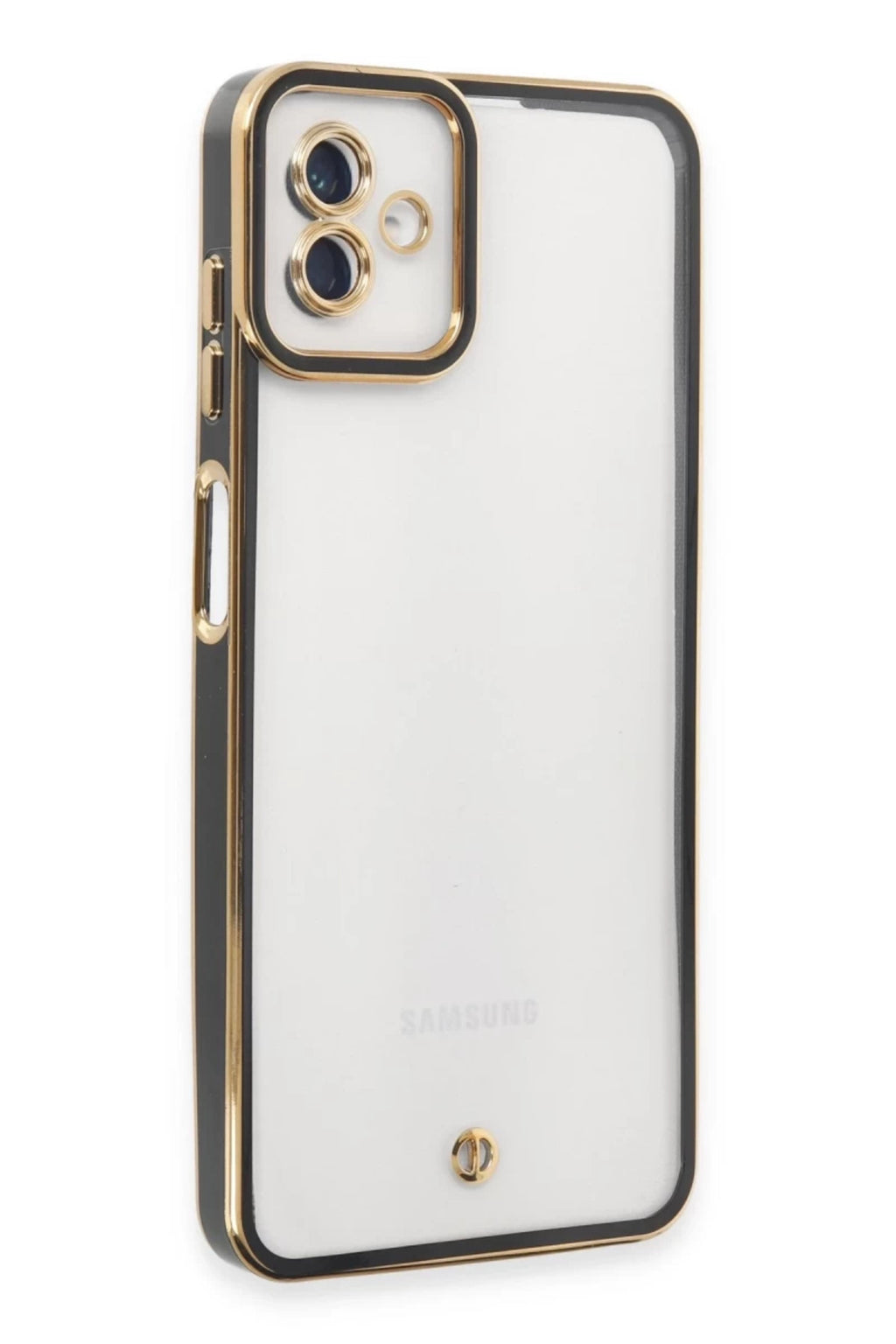 Samsung Galaxy A04 Uyumlu Kılıf Liva Lens Silikon - Siyah