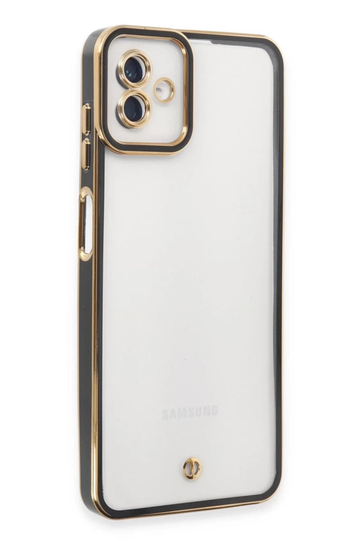 Samsung Galaxy A04 Uyumlu Kılıf Liva Lens Silikon - Siyah