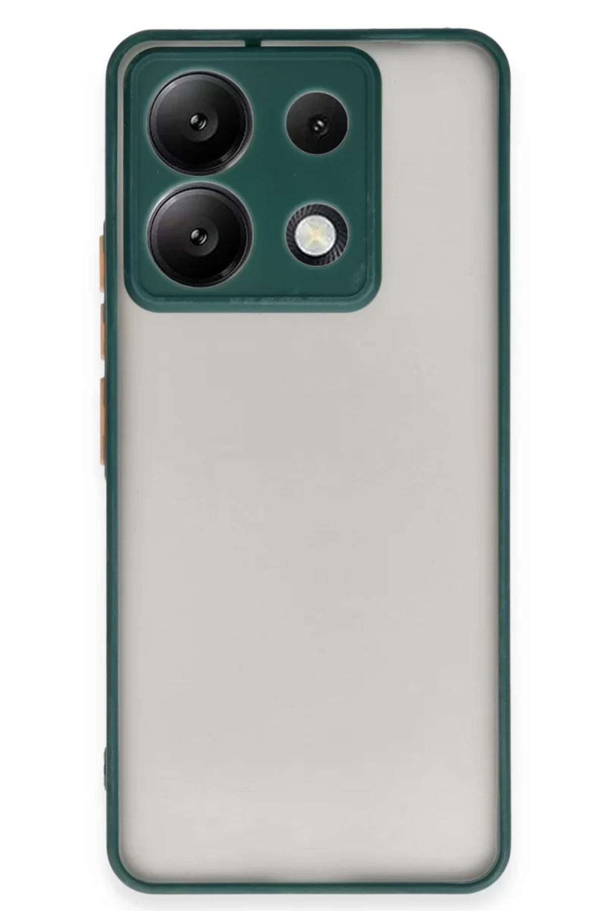 Xiaomi Redmi Note 13 Pro 5G Uyumlu Kılıf Montreal Silikon Kapak - Yeşil