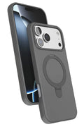 Apple iPhone 17 Pro Max Uyumlu Regal Magsafe Standlı Kapak - Titan Gri