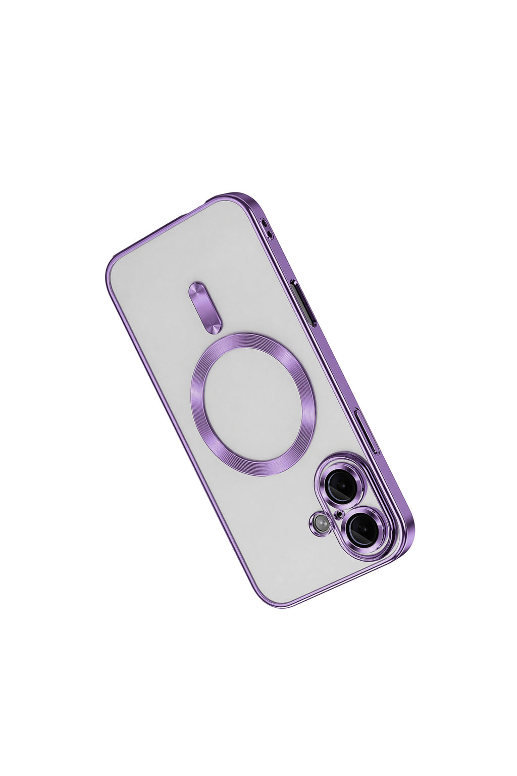 Apple iPhone 16 Uyumlu Kılıf Kross Magneticsafe Kapak - Mor