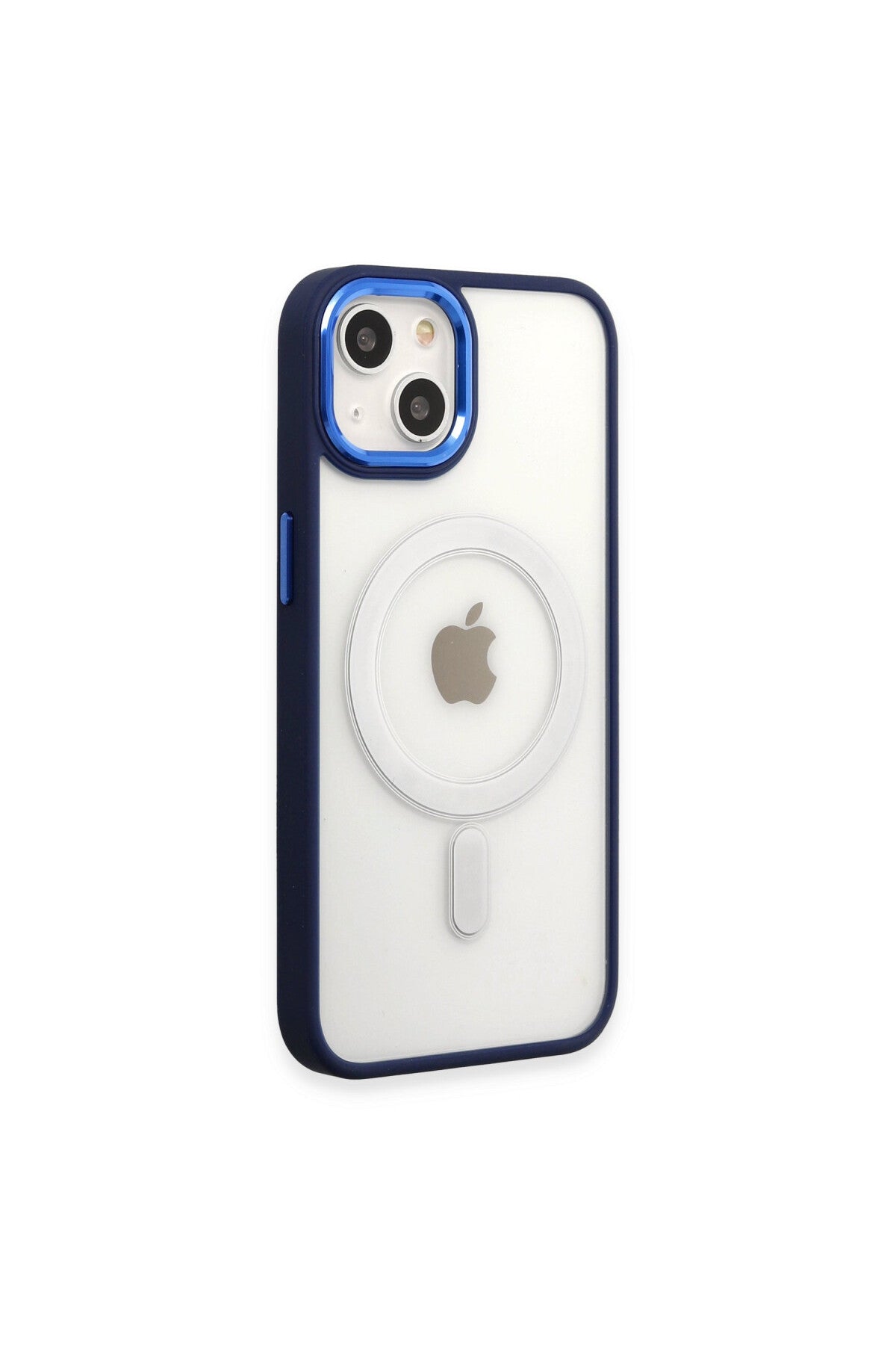 Apple iPhone 15 Pro Uyumlu Kılıf Room Magneticsafe Silikon - Lacivert
