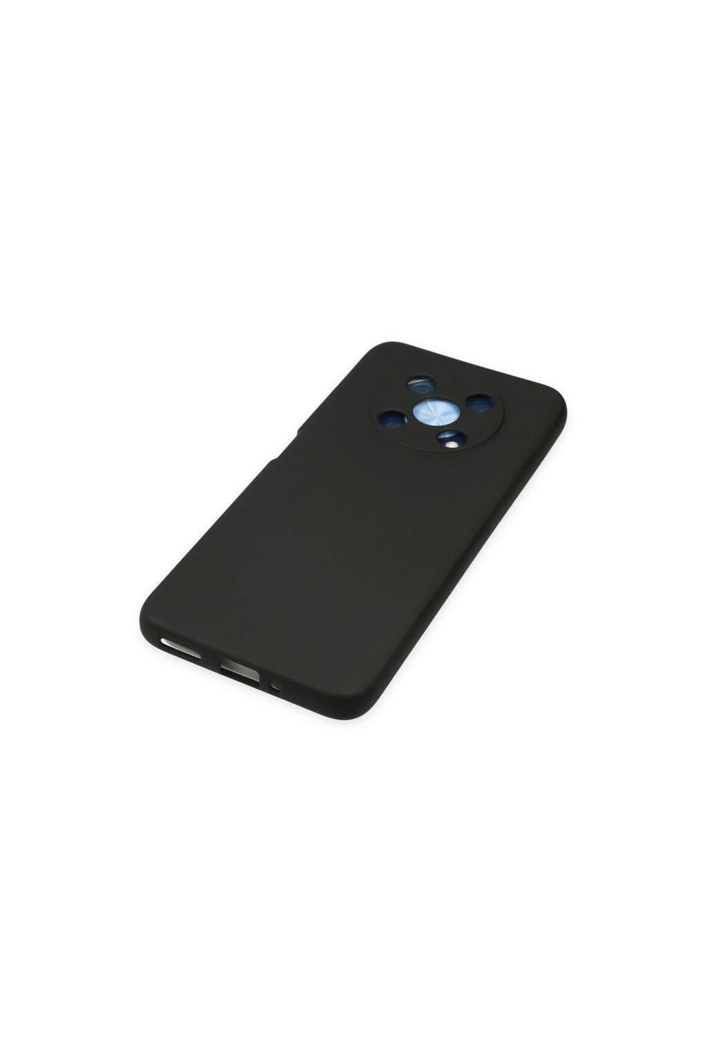 Huawei Nova Y90 Uyumlu Kılıf Nano içi Kadife Silikon - Siyah