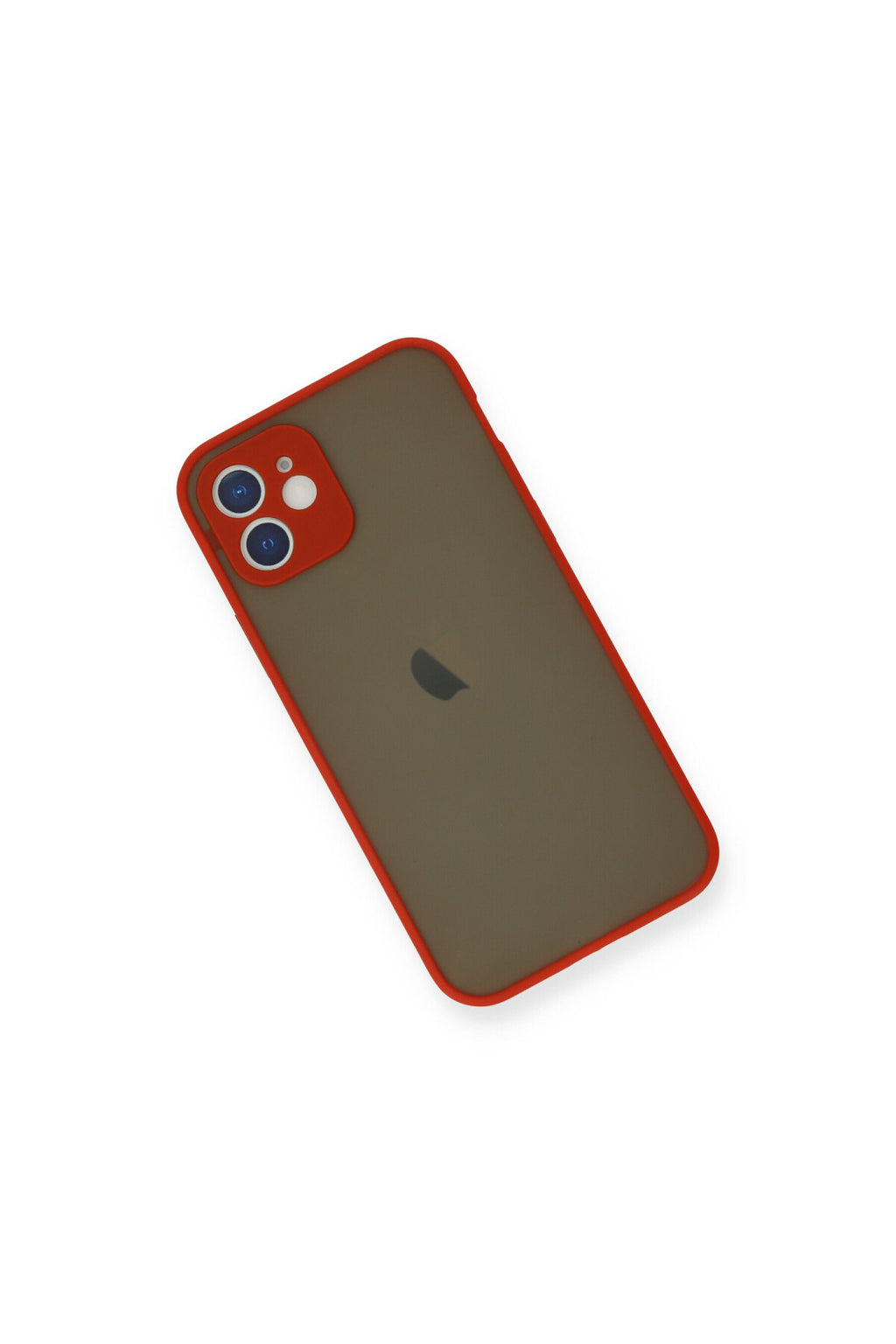 Apple iPhone 12 Mini Uyumlu Kılıf Montreal Silikon Kapak - Kırmızı
