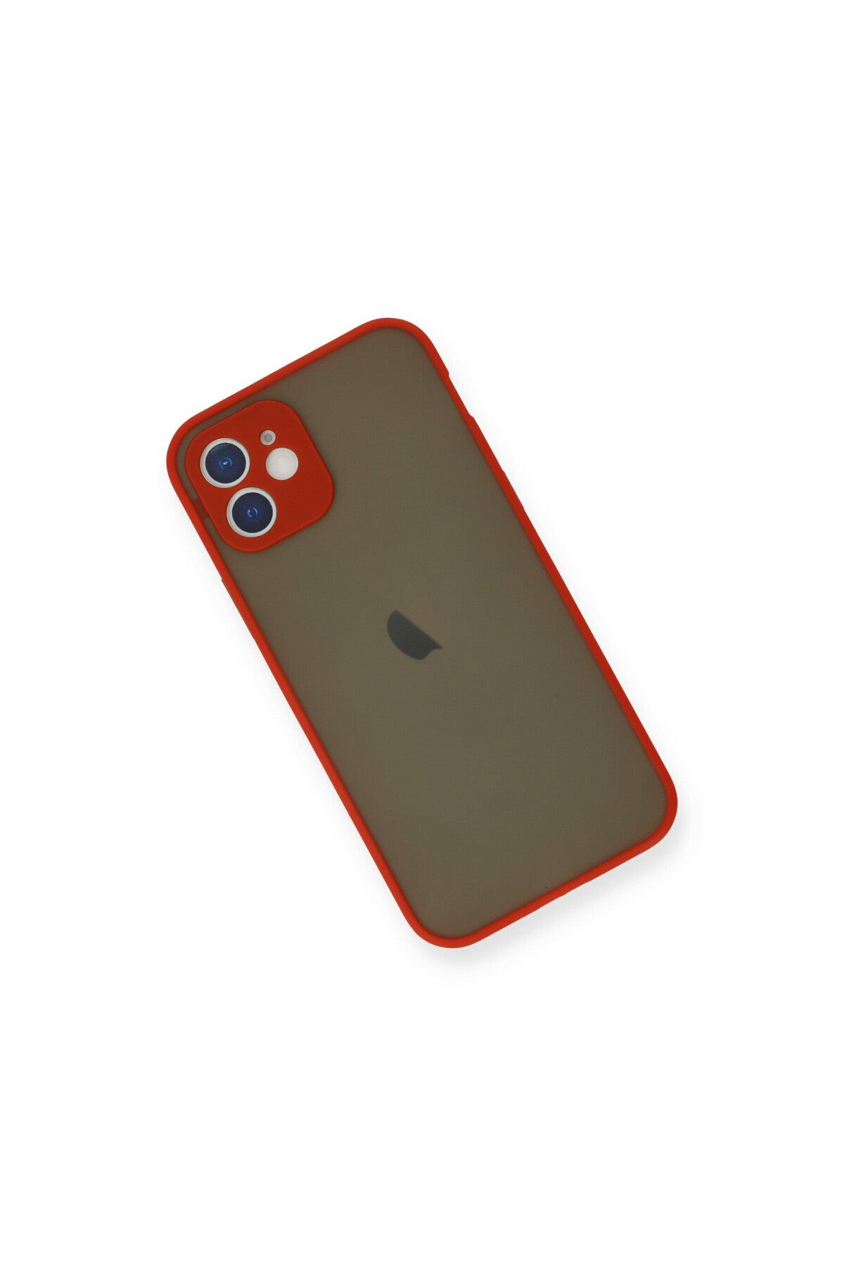 Apple iPhone 12 Mini Uyumlu Kılıf Montreal Silikon Kapak - Kırmızı