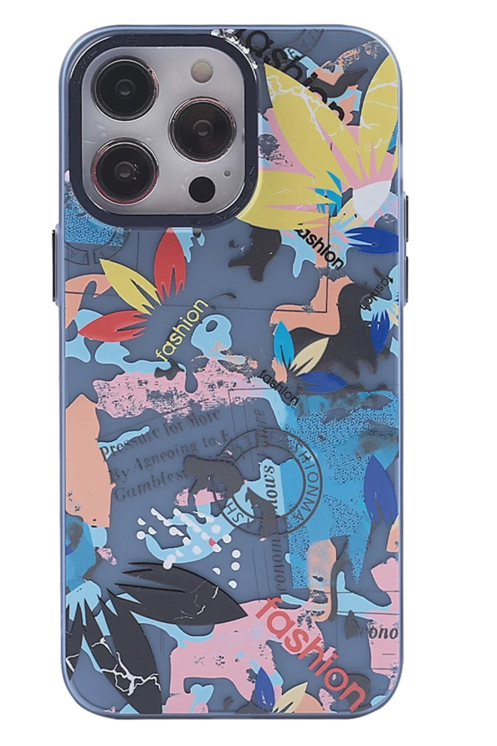 Apple iPhone 14 Pro Uyumlu Kılıf Prada Desenli Kapak - Prada Pembe - 1