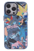 Apple iPhone 14 Pro Uyumlu Kılıf Prada Desenli Kapak - Prada Pembe - 1