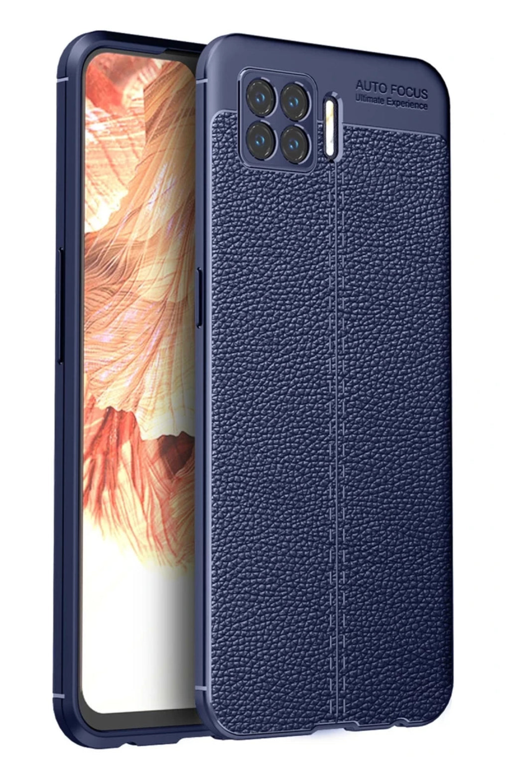 Oppo A73 Uyumlu Kılıf Auto Focus Kapak - Lacivert