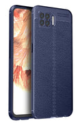 Oppo A73 Uyumlu Kılıf Auto Focus Kapak - Lacivert