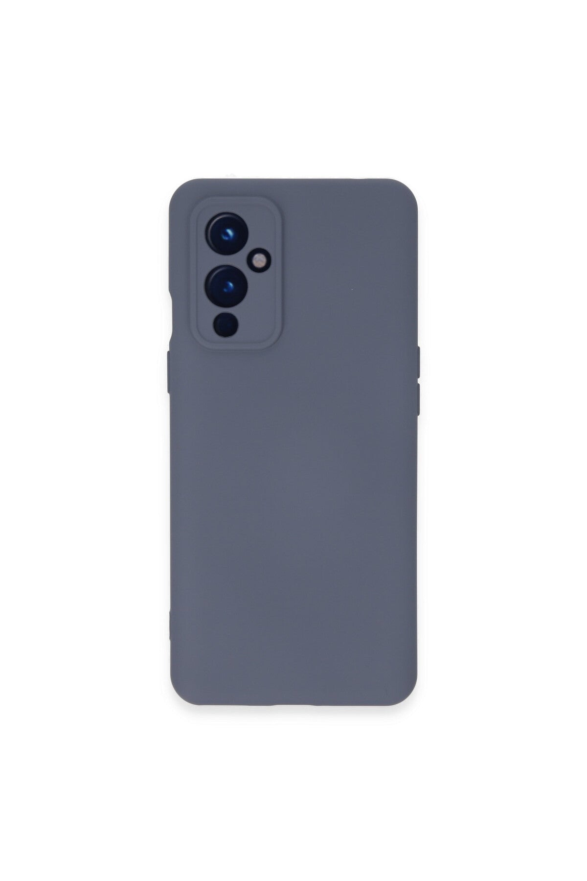 One Plus 9 Kılıf Nano içi Kadife Silikon - Gri