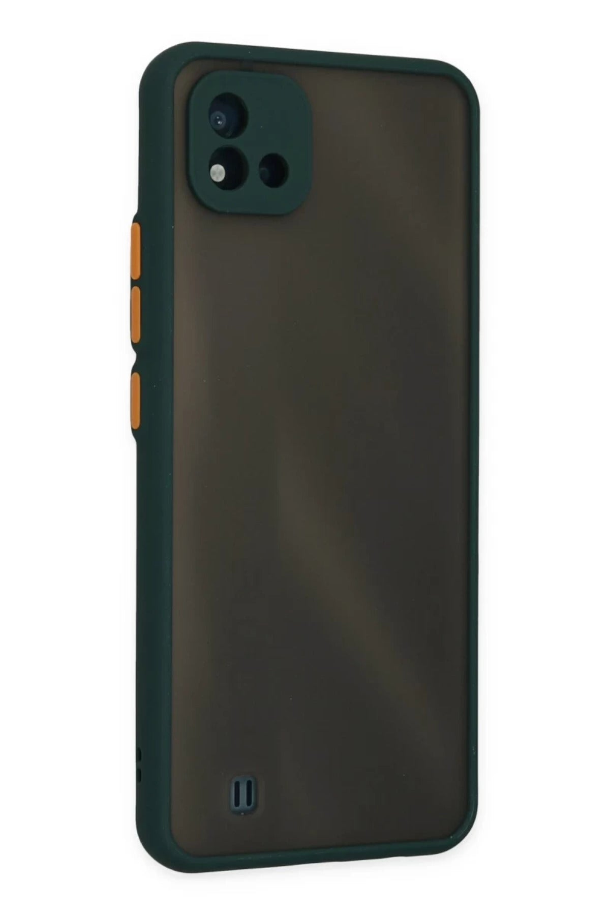 Realme C11 2021 Uyumlu Kılıf Montreal Silikon Kapak - Yeşil