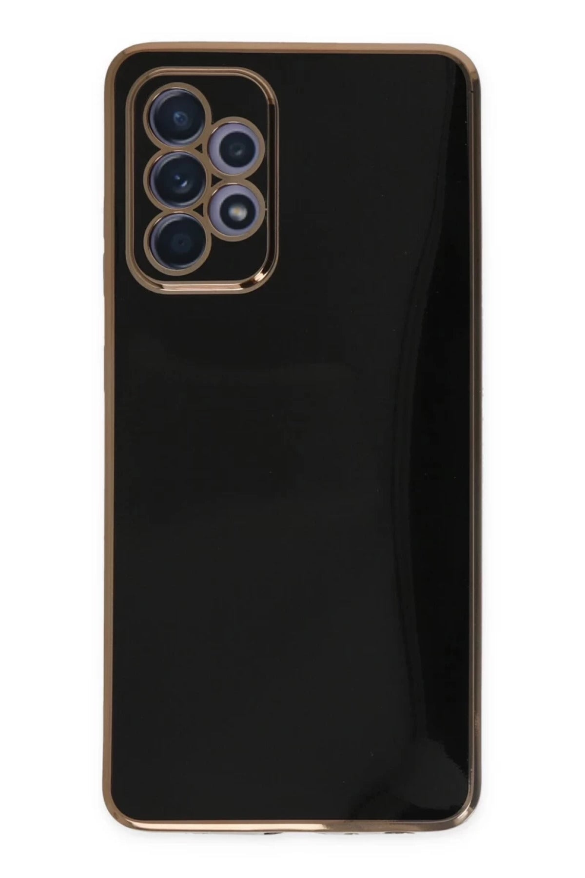 Samsung Galaxy A52 Uyumlu Kılıf Volet Silikon - Siyah