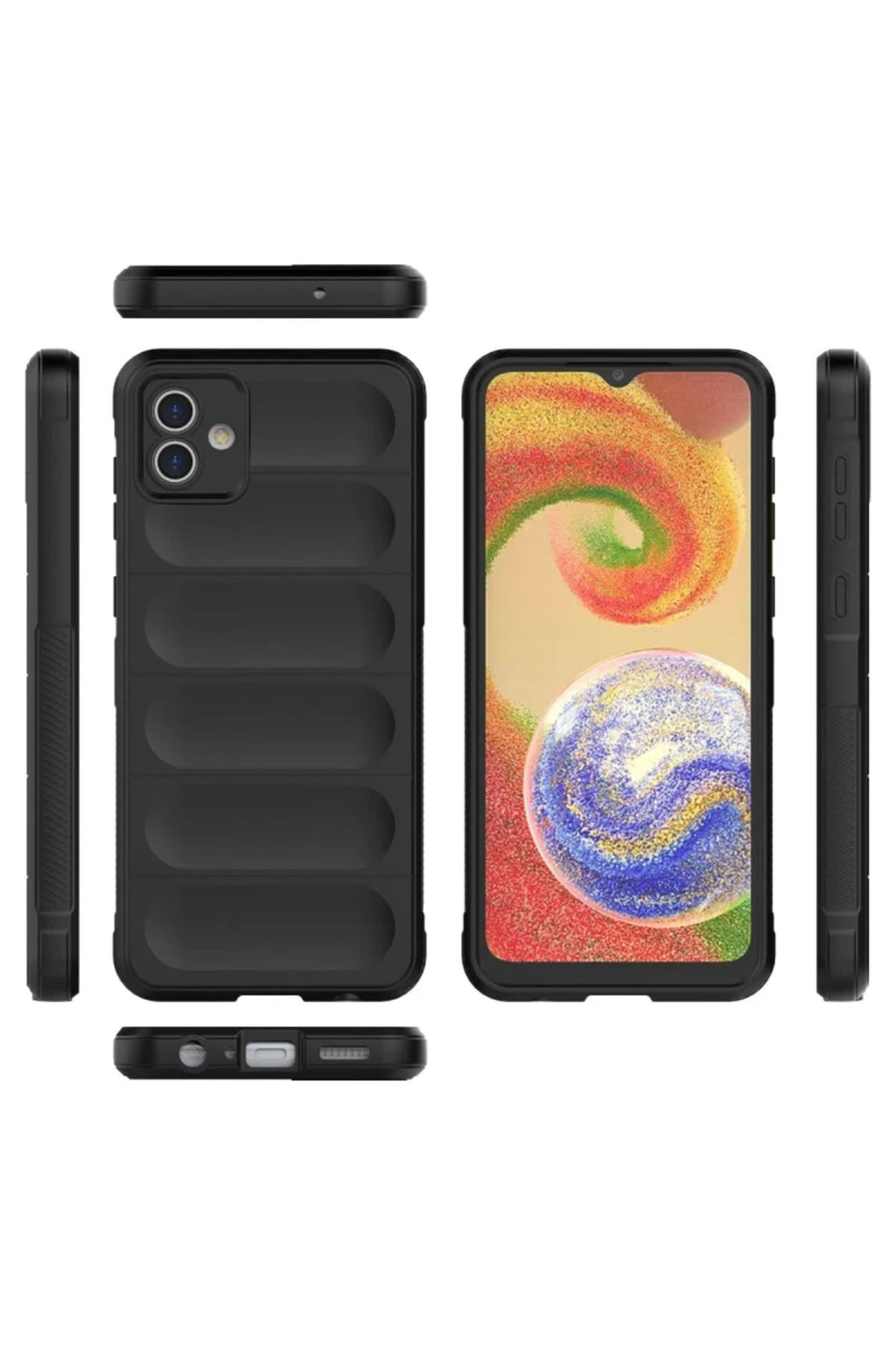 Samsung Galaxy A04 Uyumlu Kılıf Optimum Silikon - Siyah
