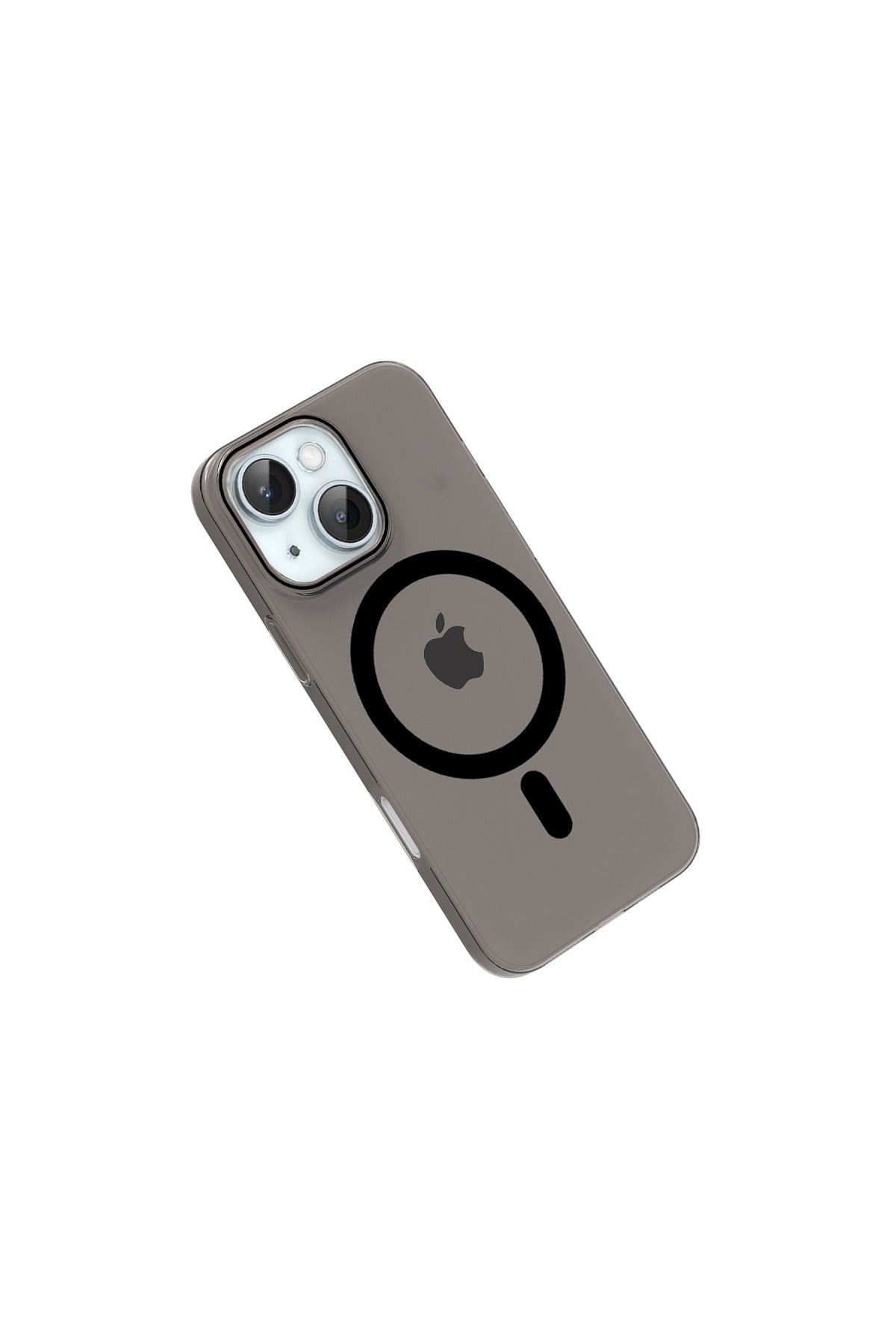 Joko Apple iPhone 15 Uyumlu PC Blank Magsafe Kapak - Siyah