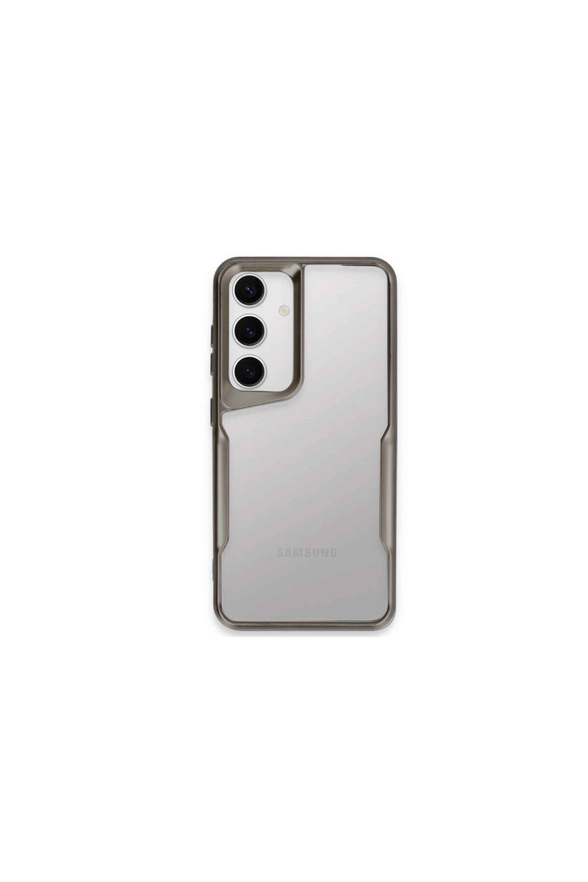 Samsung Galaxy A55 5G Uyumlu Kılıf Boyi Silikon Kapak - Titan Gri