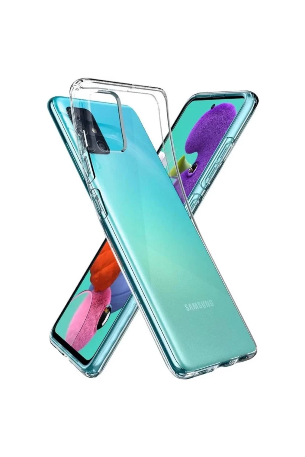 Samsung Galaxy A03S Uyumlu Kılıf Lüx Şeffaf Silikon