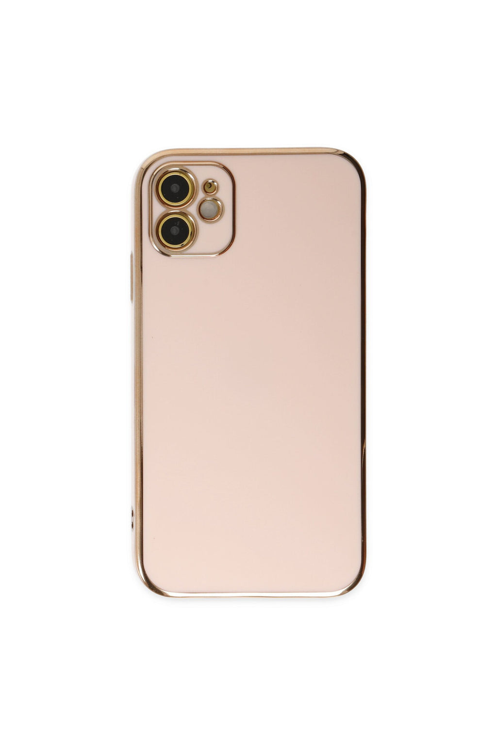 Apple iPhone 12 Uyumlu Kılıf Volet Silikon - Pembe