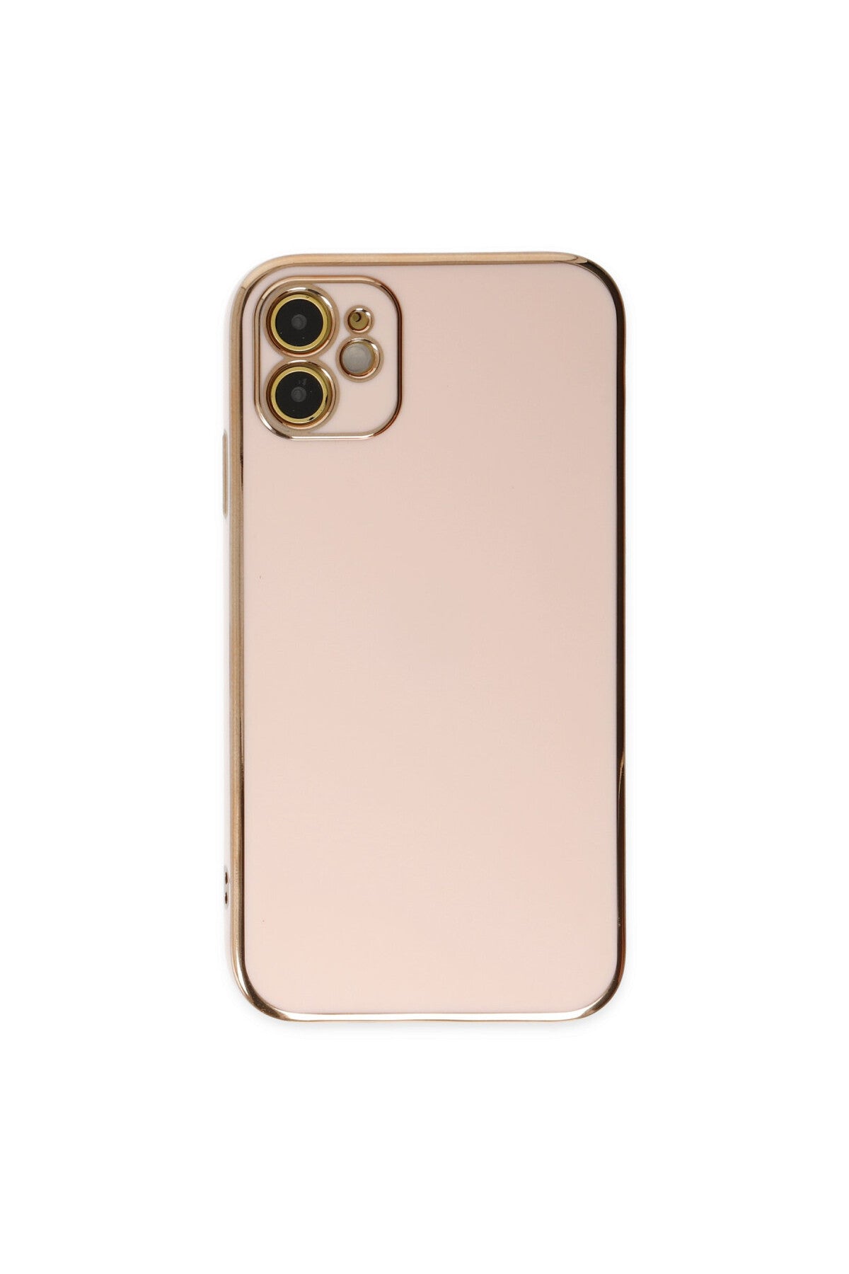 Apple iPhone 12 Uyumlu Kılıf Volet Silikon - Pembe