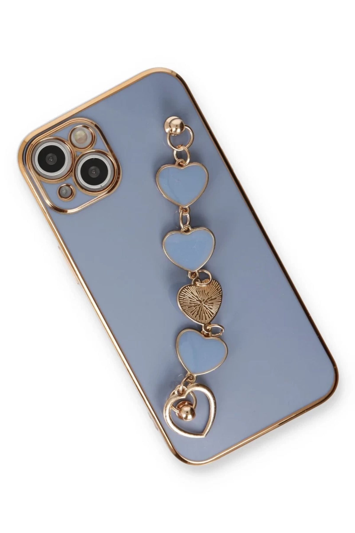Apple iPhone 14 Plus Uyumlu Kılıf Esila Silikon - Gri