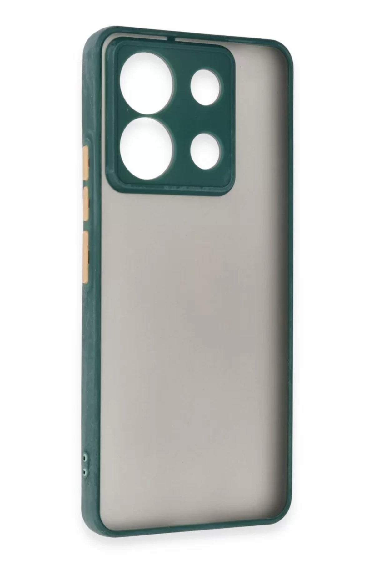 Xiaomi Redmi Note 13 Pro 5G Uyumlu Kılıf Montreal Silikon Kapak - Yeşil