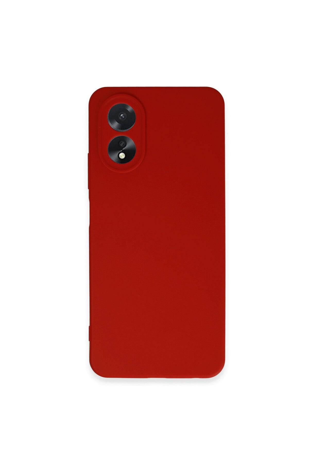 Oppo A38 Uyumlu Kılıf First Silikon - Kırmızı