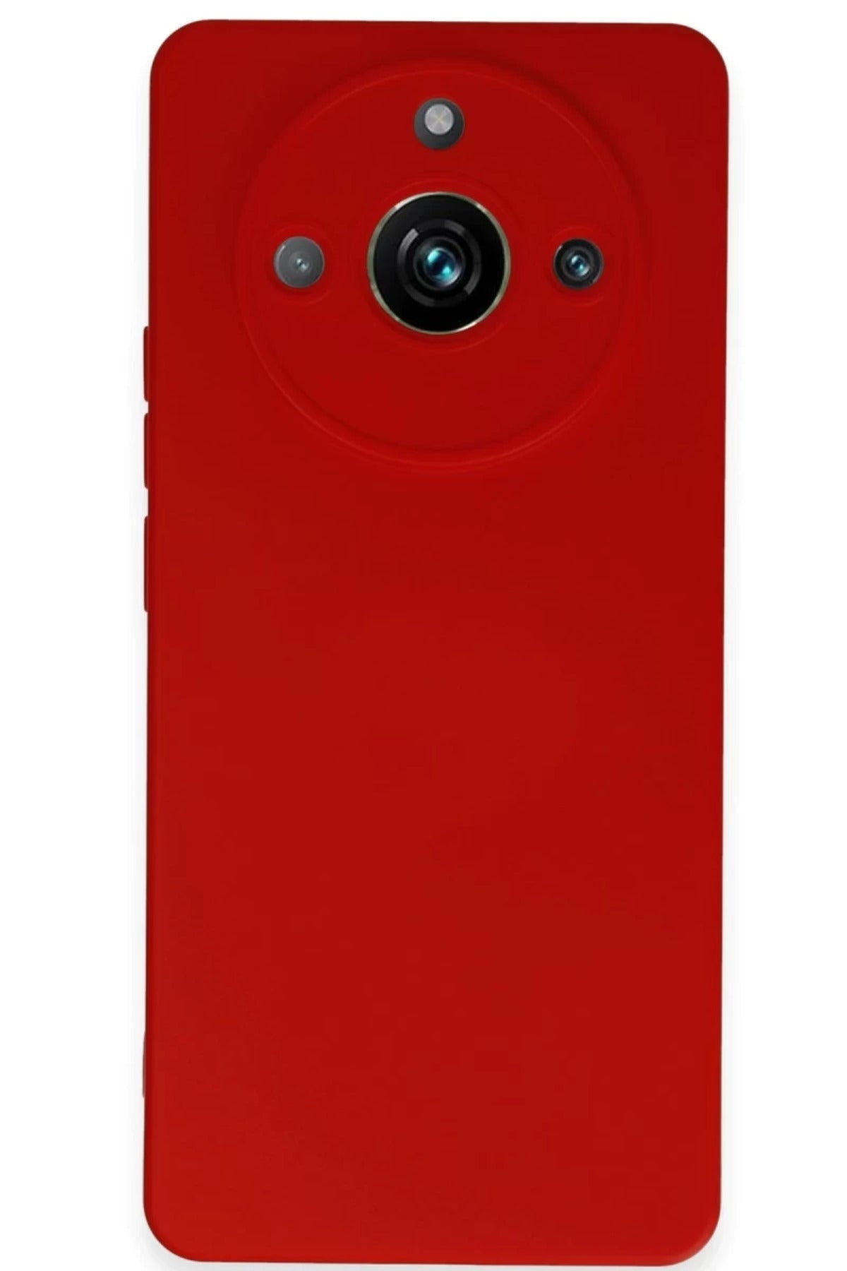 Realme 11 Pro Uyumlu Kılıf Nano içi Kadife Silikon - Kırmızı