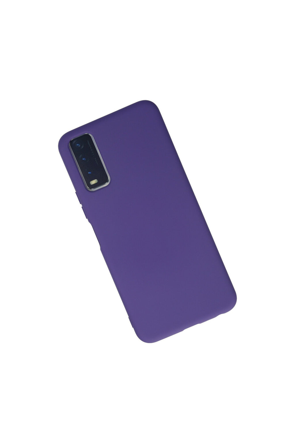 Vivo Y11S Uyumlu Kılıf Nano içi Kadife Silikon - Mor