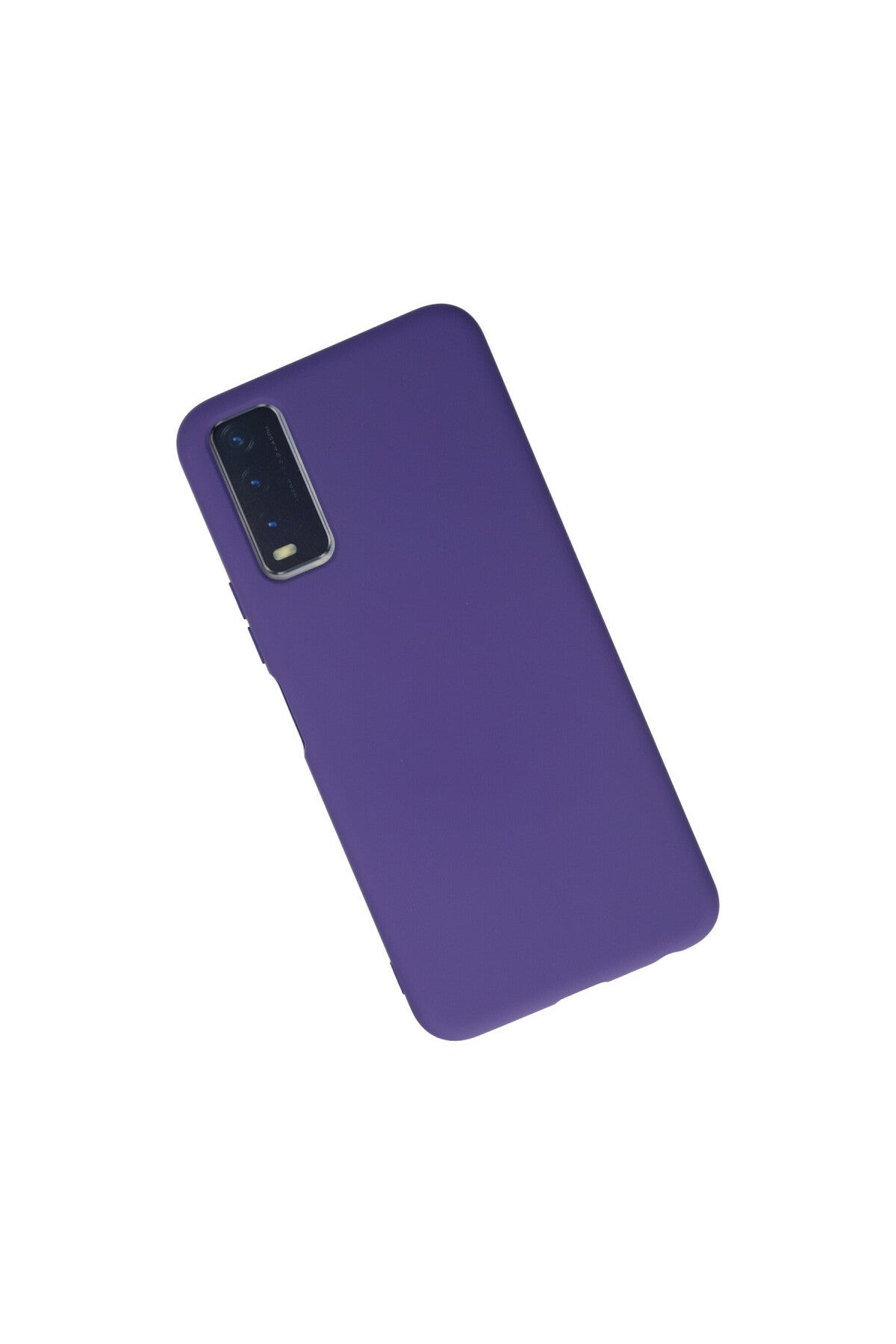Vivo Y11S Uyumlu Kılıf Nano içi Kadife Silikon - Mor