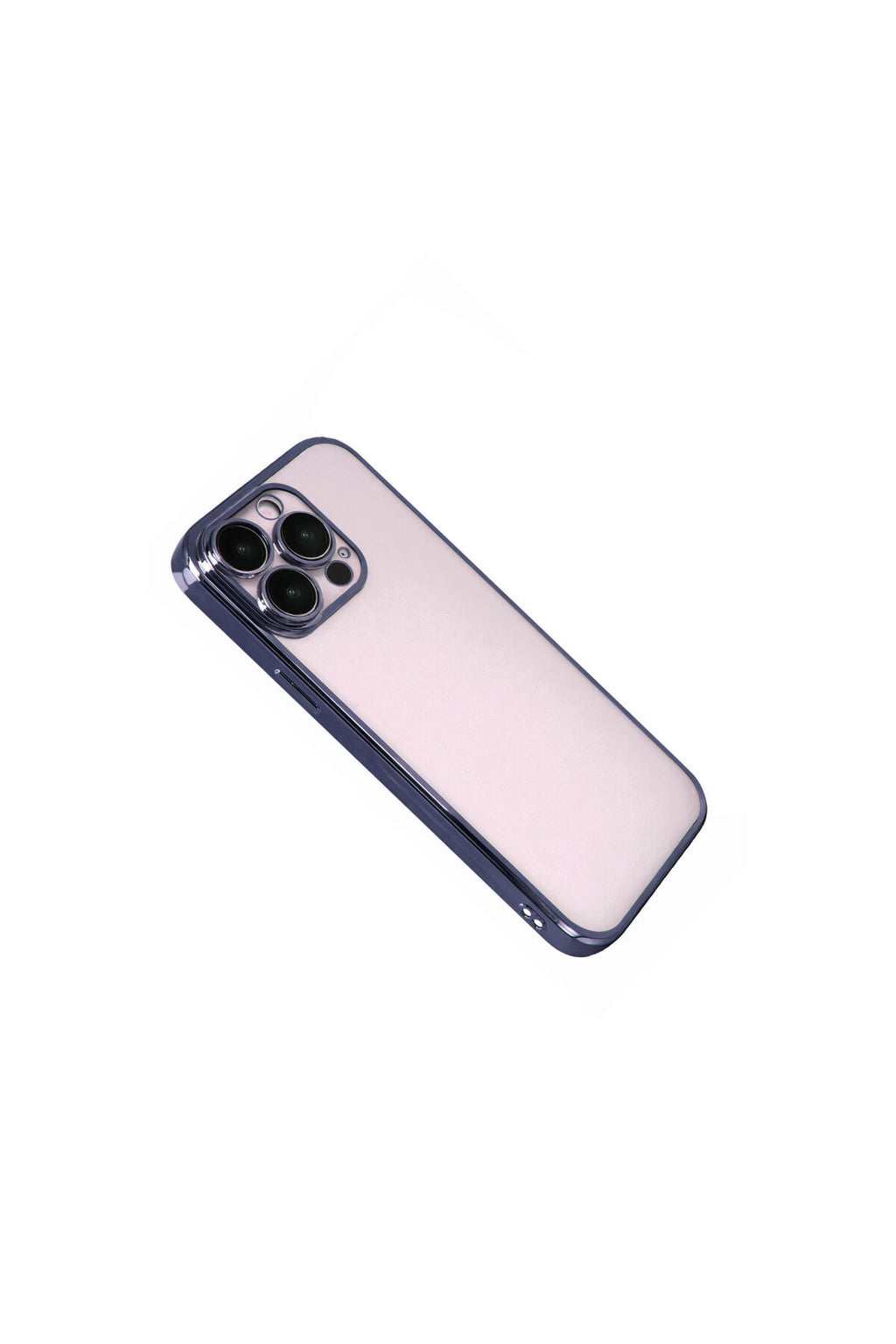 Apple iPhone 15 Pro Max Uyumlu Lensli Silikon - Lacivert