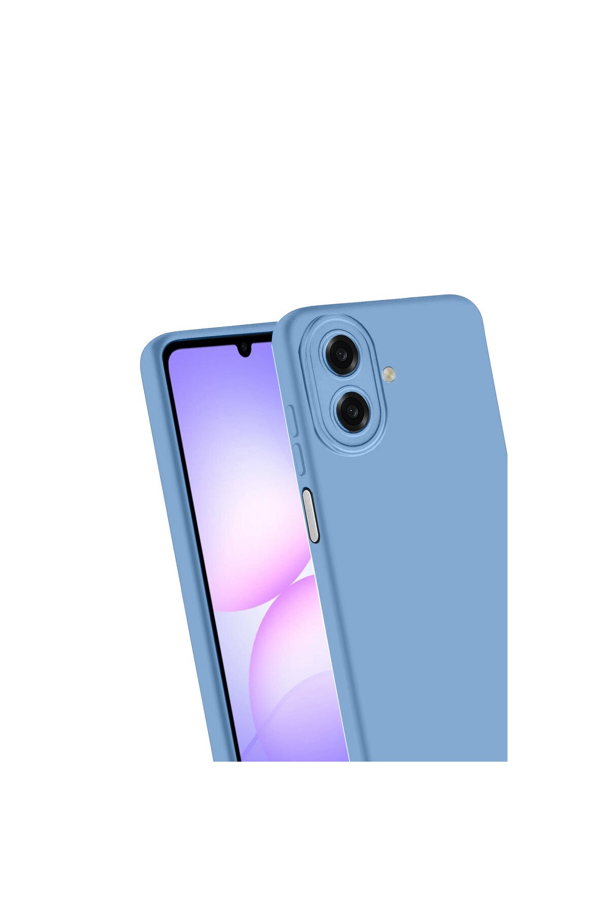 Samsung Galaxy A07 4G Uyumlu Nano içi Kadife Silikon - Mavi