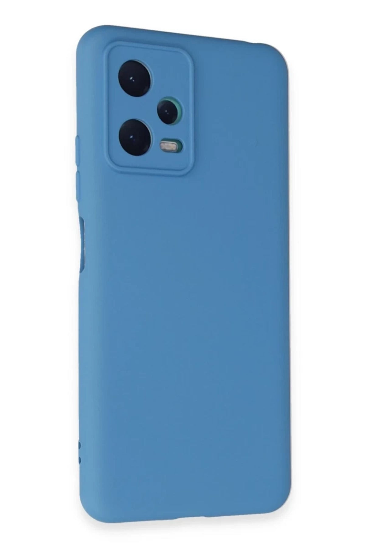 Xiaomi Redmi Note 12 5G Uyumlu Kılıf Nano içi Kadife Silikon - Mavi