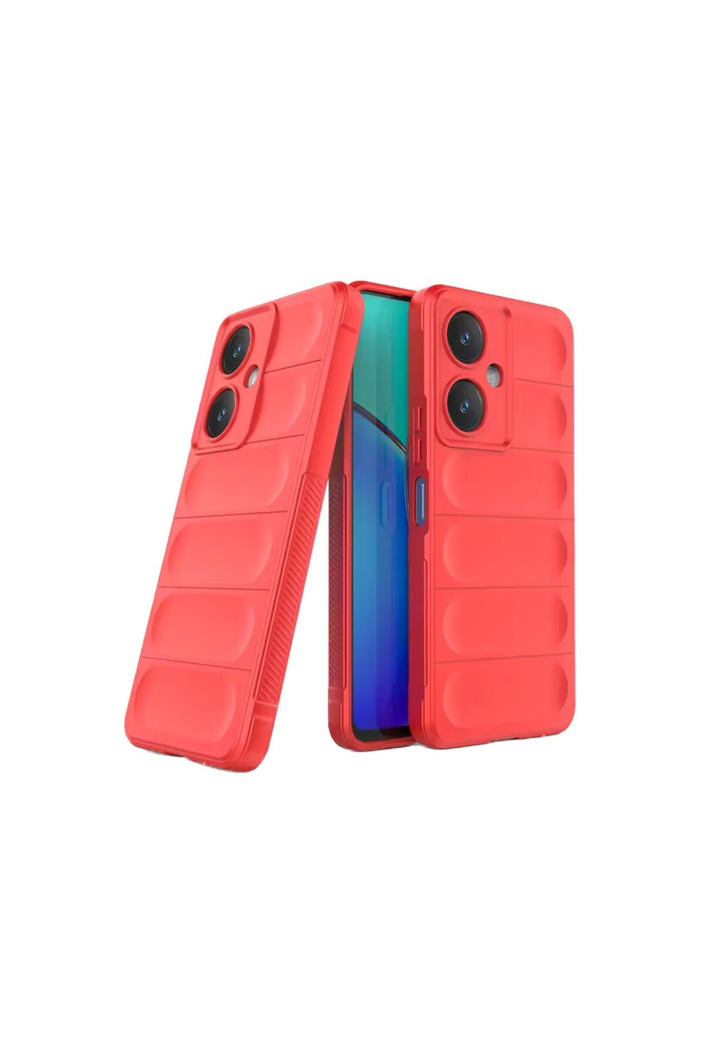Vivo Y27 Uyumlu Kılıf Optimum Silikon - Kırmızı