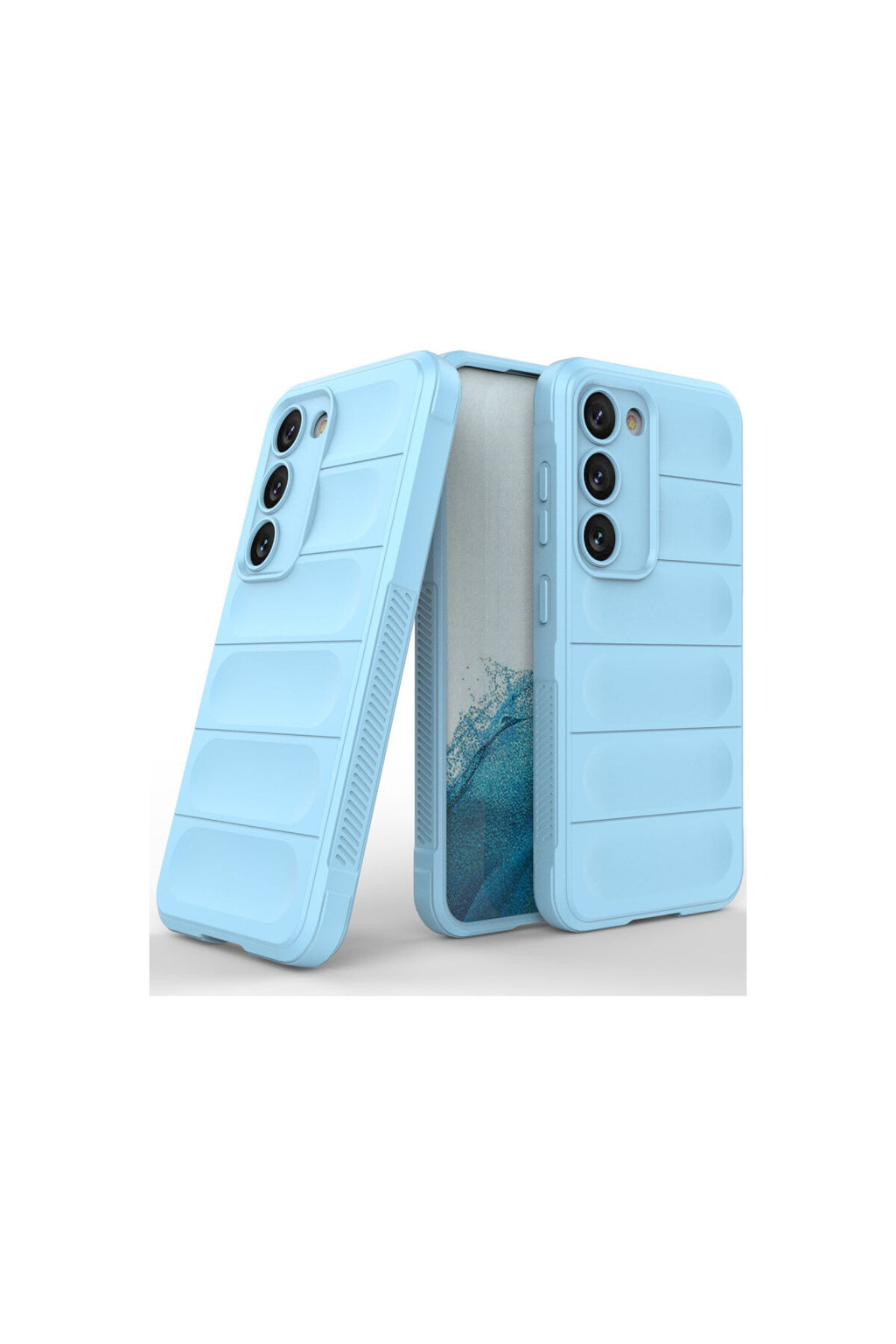 Samsung Galaxy S23 Plus Uyumlu Kılıf Optimum Silikon - Sky Blue