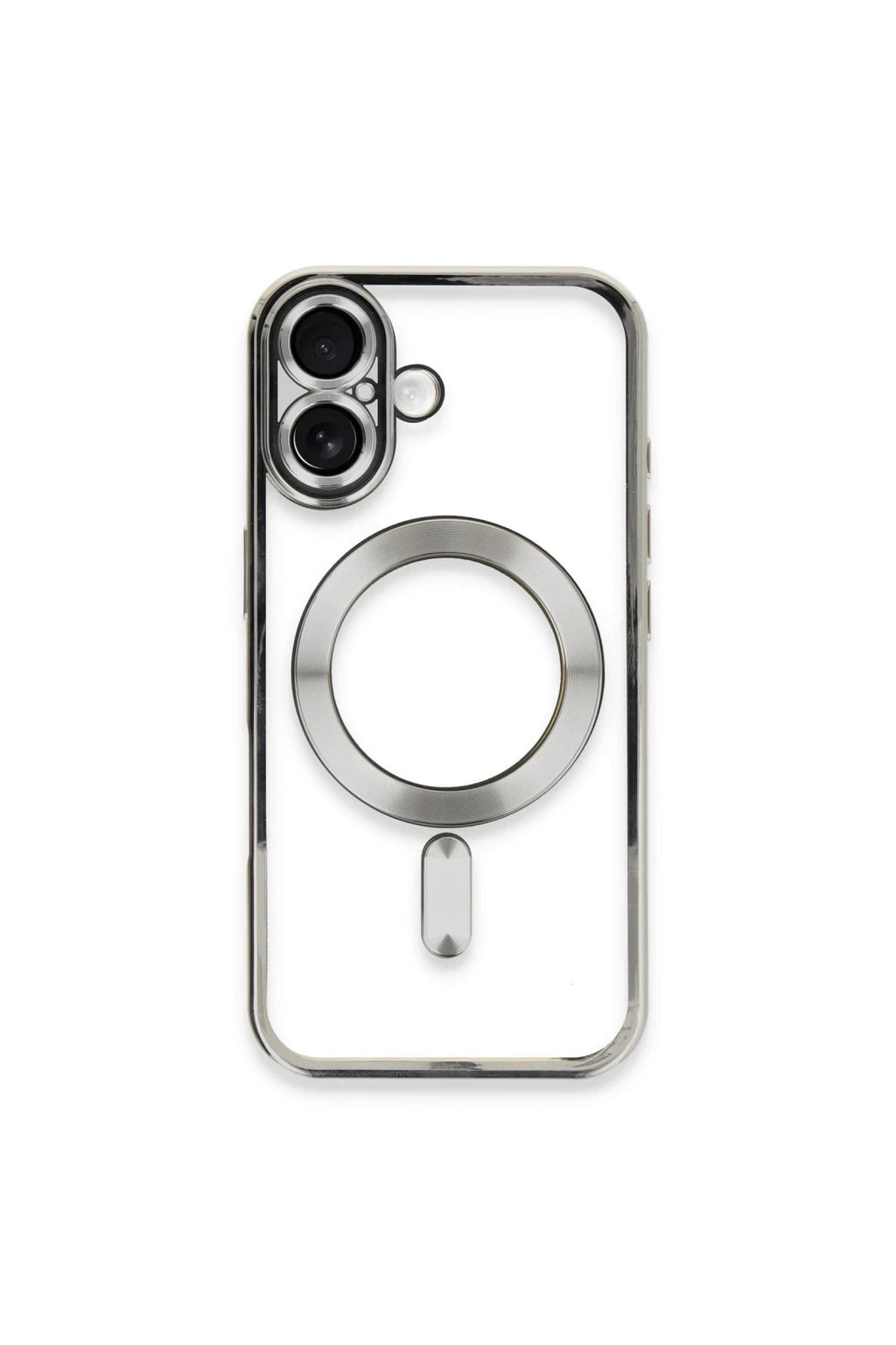 Apple iPhone 16 Plus Uyumlu Kılıf Kross Magneticsafe Kapak - Gümüş