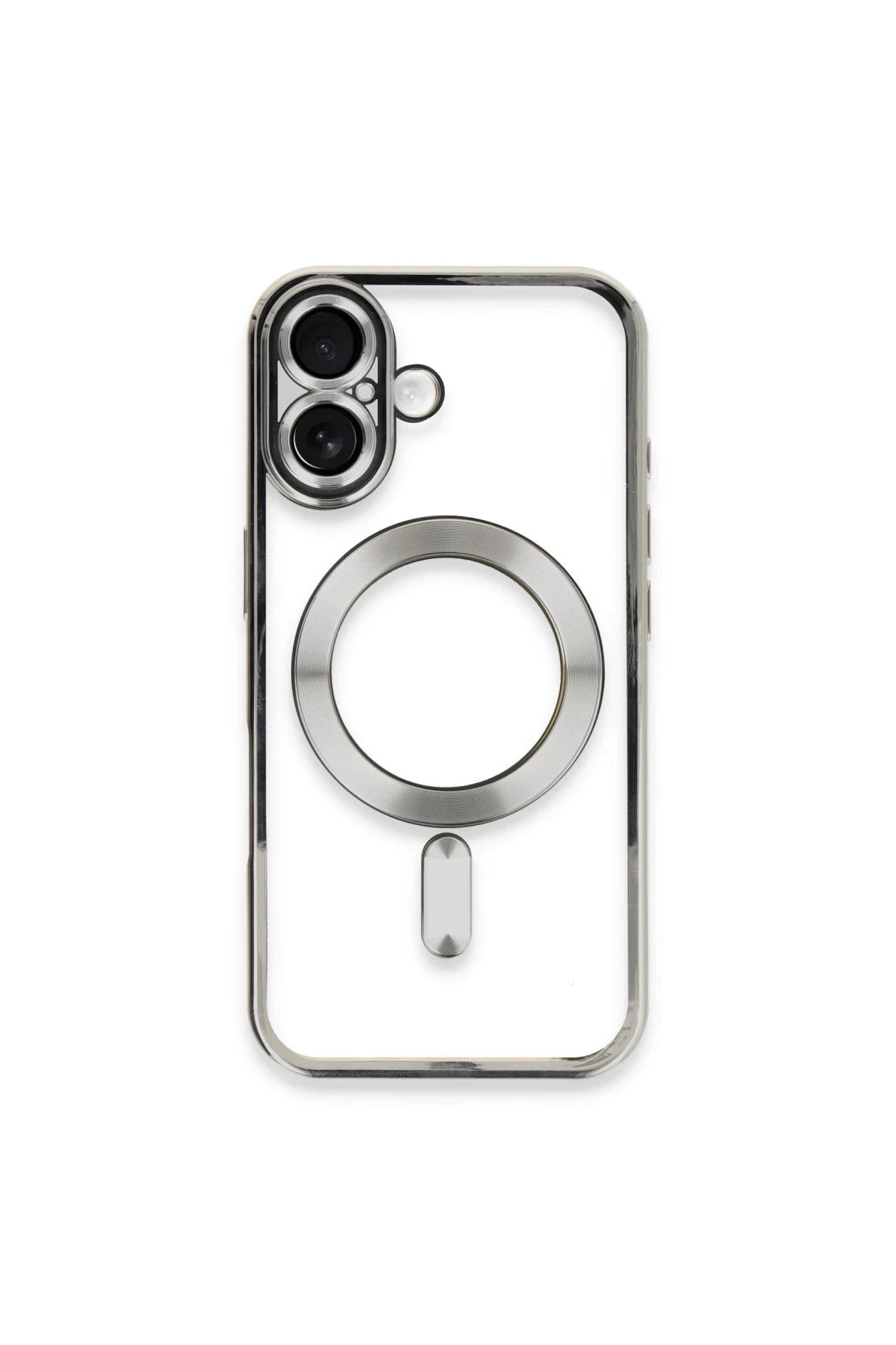 Apple iPhone 16 Plus Uyumlu Kılıf Kross Magneticsafe Kapak - Gümüş