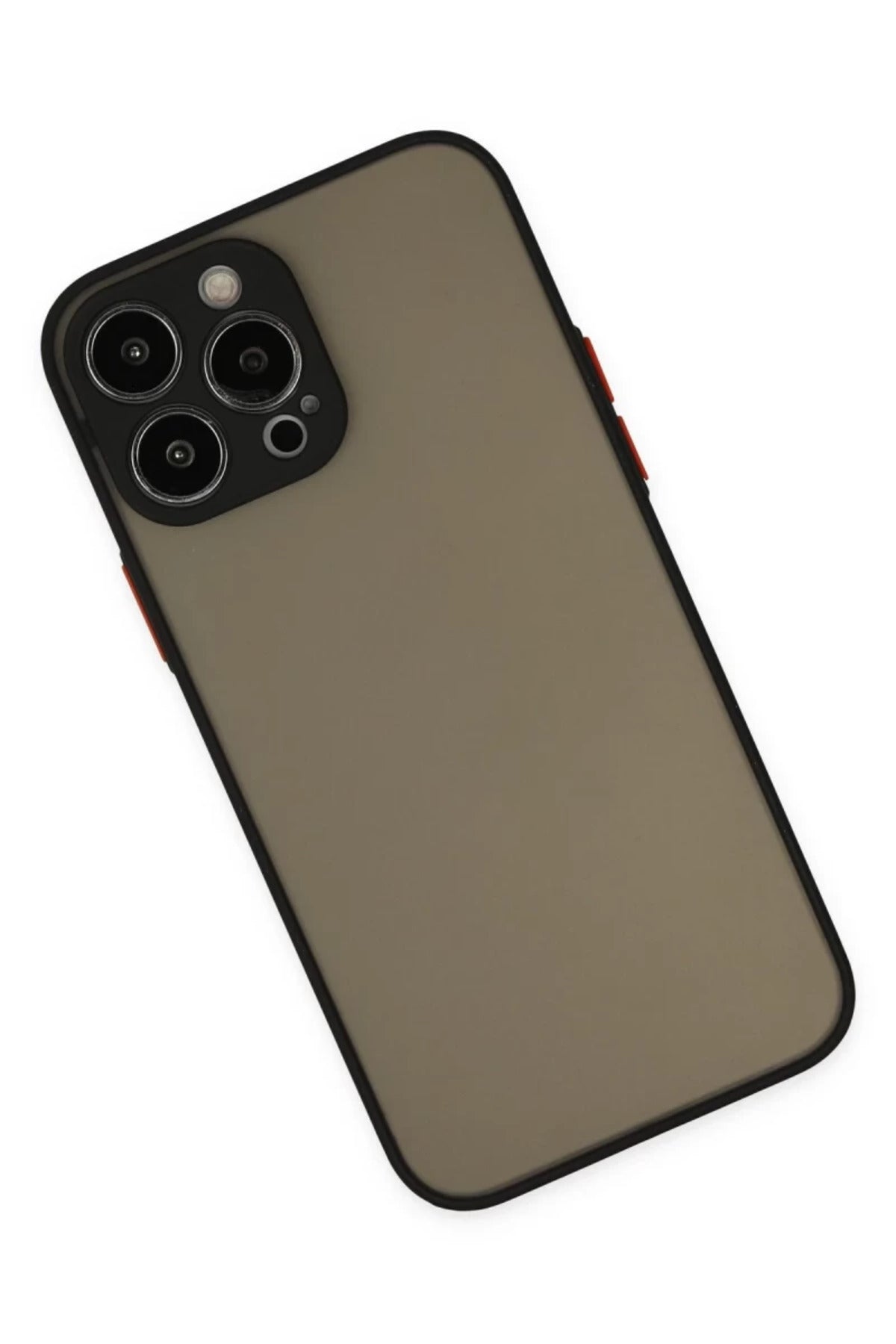 Apple iPhone 15 Pro Max Uyumlu Kılıf Montreal Silikon Kapak - Siyah