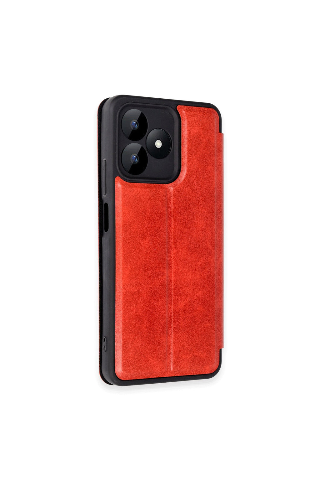 Realme Note 50 4G Uyumlu Kılıf Flip Cover - Kırmızı