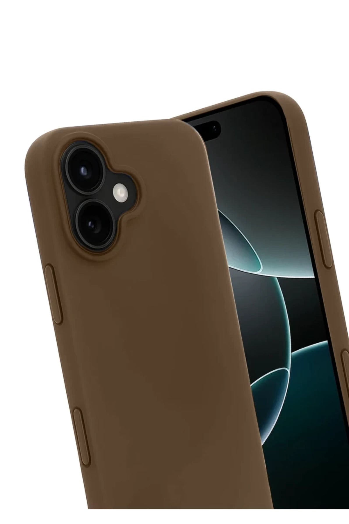 Apple iPhone 17 Uyumlu First Silikon - Kahverengi