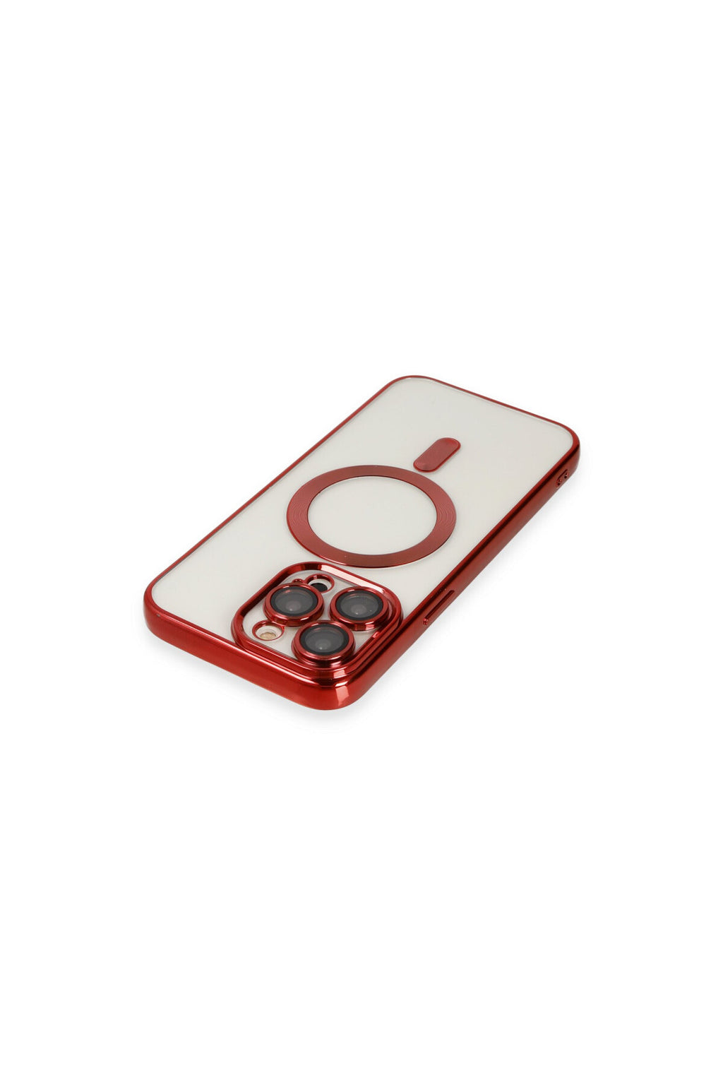 Apple iPhone 15 Pro Uyumlu Kılıf Kross Magneticsafe Kapak - Kırmızı