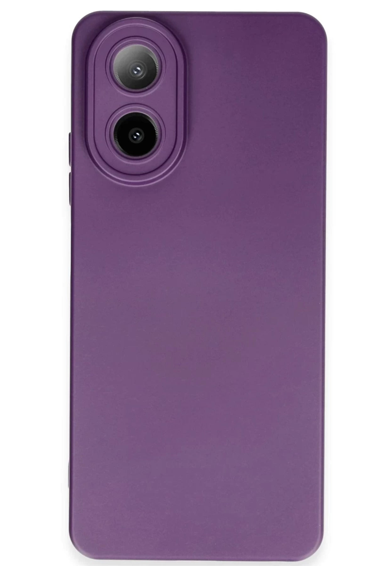 Oppo A38 Uyumlu Kılıf Nano içi Kadife Silikon - Mor