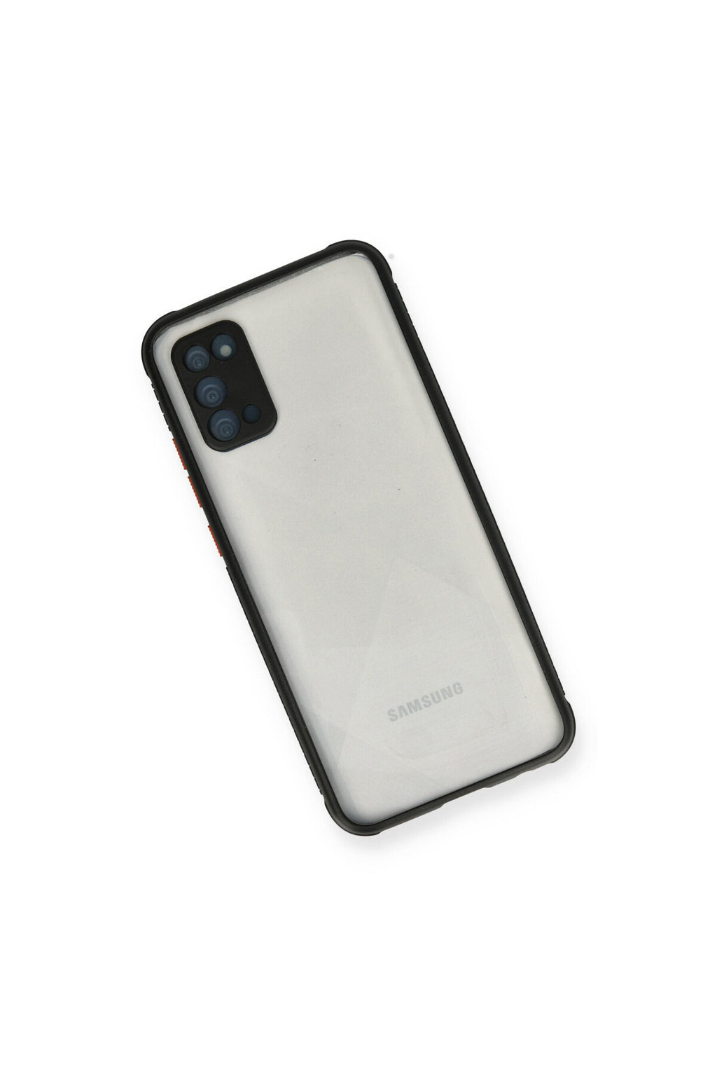 Samsung Galaxy A02S Uyumlu Kılıf Miami Şeffaf Silikon - Siyah
