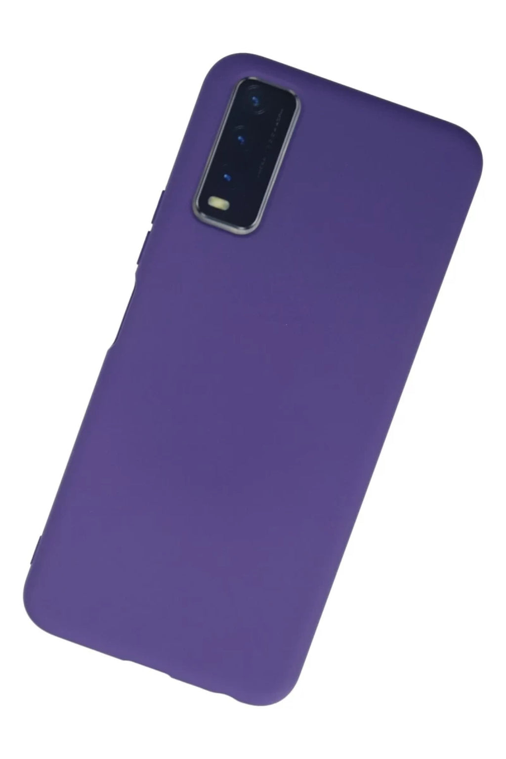 Vivo Y11S Uyumlu Kılıf Nano içi Kadife Silikon - Mor