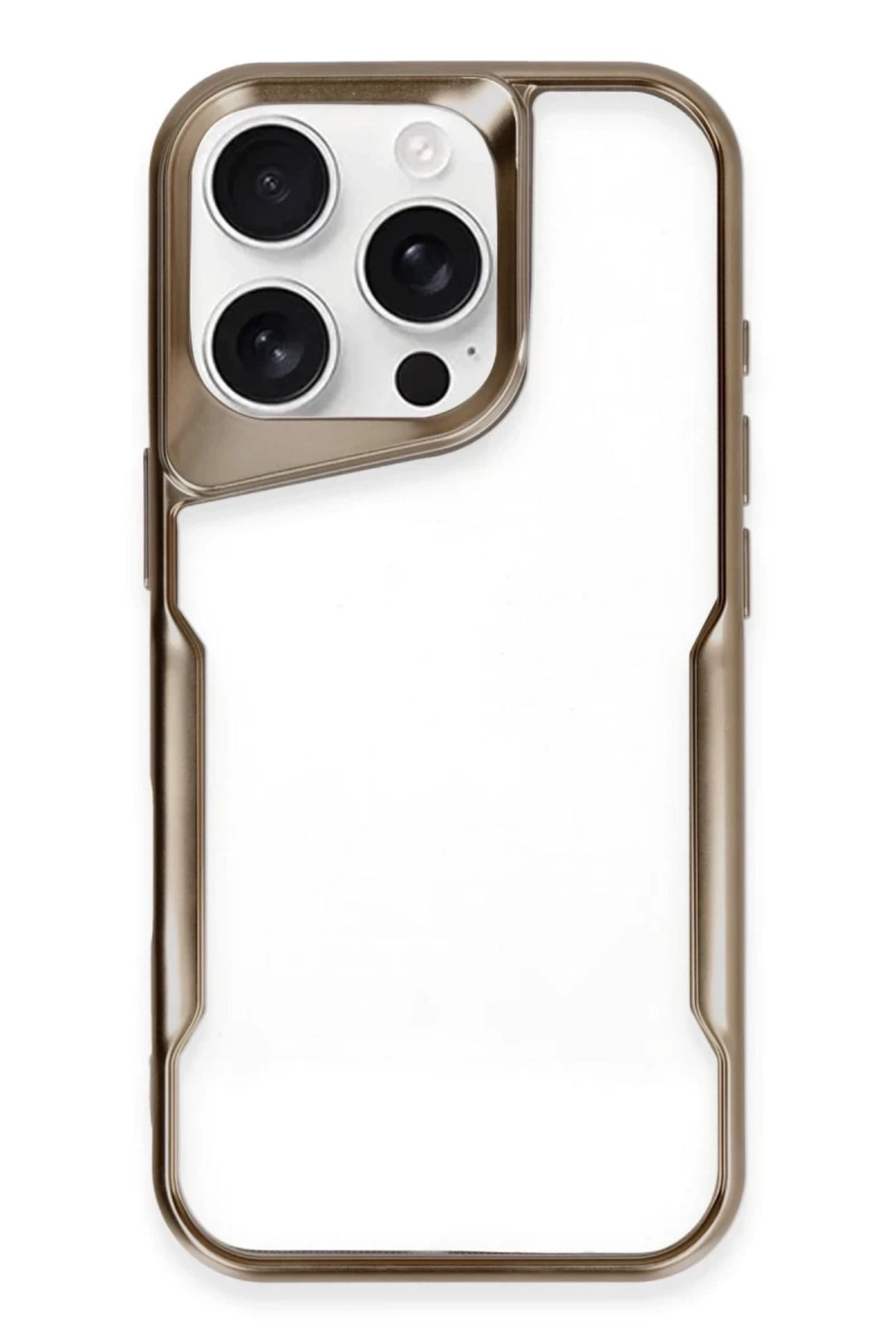 Apple iPhone 16 Pro Max Uyumlu Kılıf Boyi Silikon Kapak - Desert