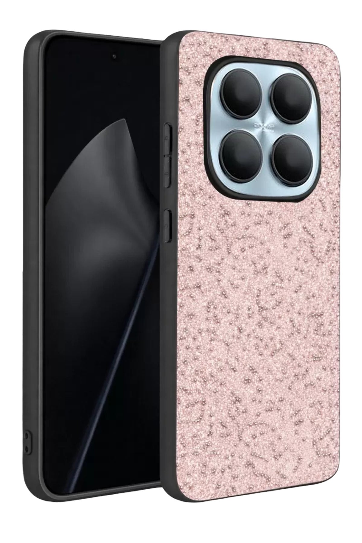 Onegif Xiaomi Redmi Note 15 Pro 5G Uyumlu Bright Simli Kapak - Pembe