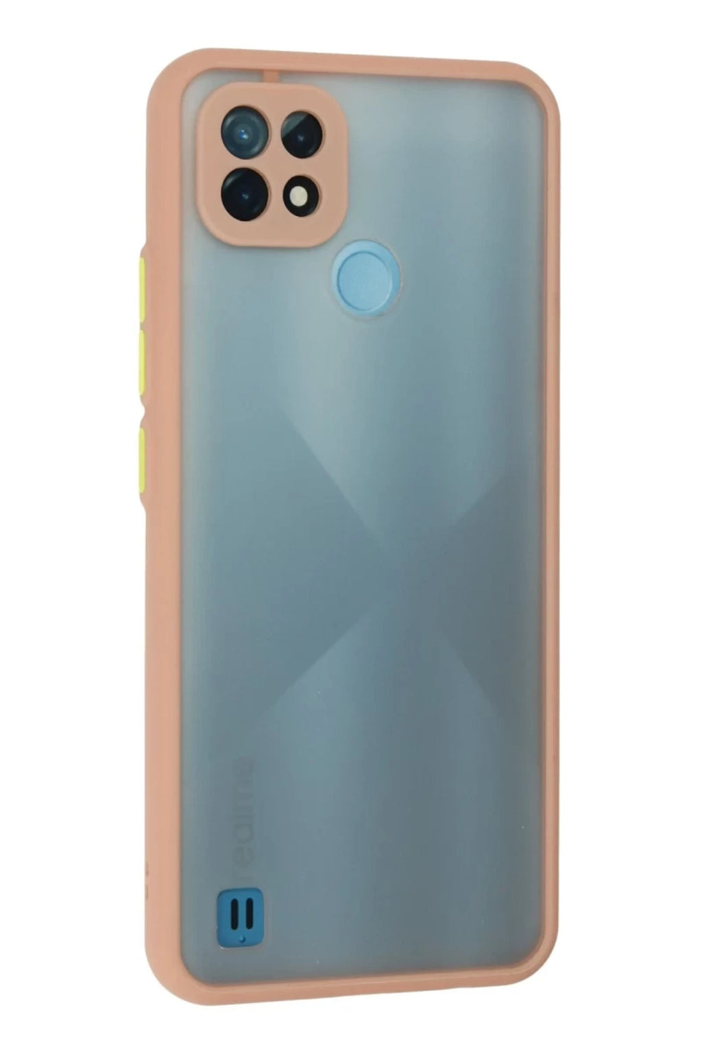 Realme C21 Uyumlu Kılıf Montreal Silikon Kapak - Pembe