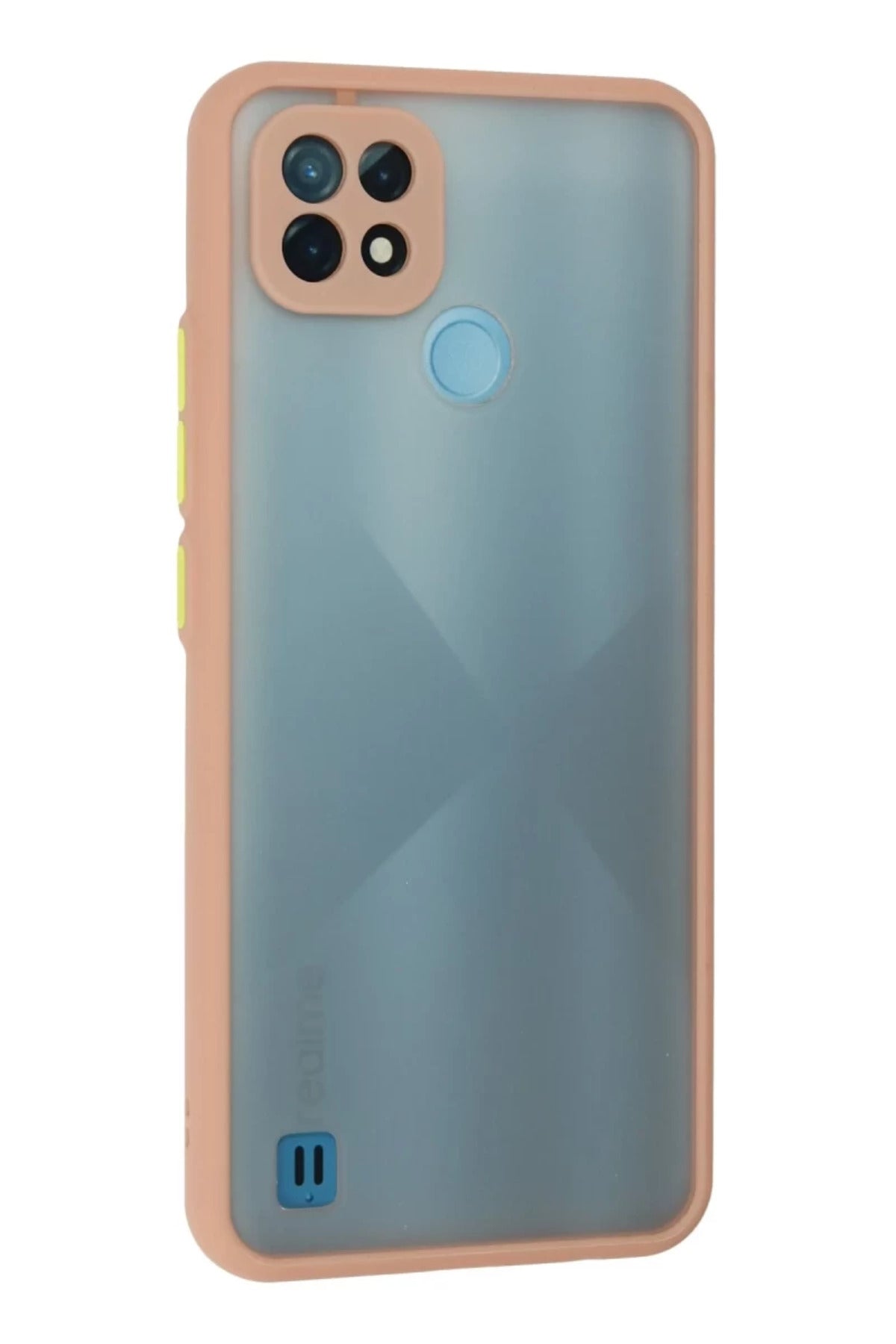 Realme C21 Uyumlu Kılıf Montreal Silikon Kapak - Pembe