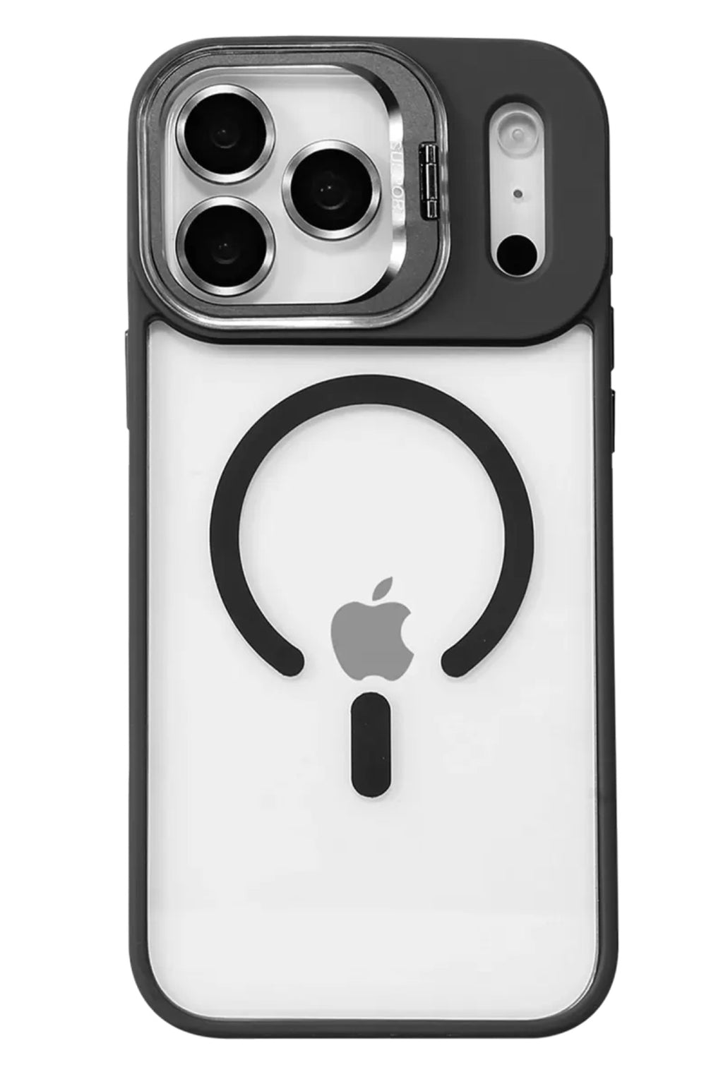 Joko Apple iPhone 17 Pro Uyumlu Remim Lensli Magsafe Standlı Kapak - Siyah