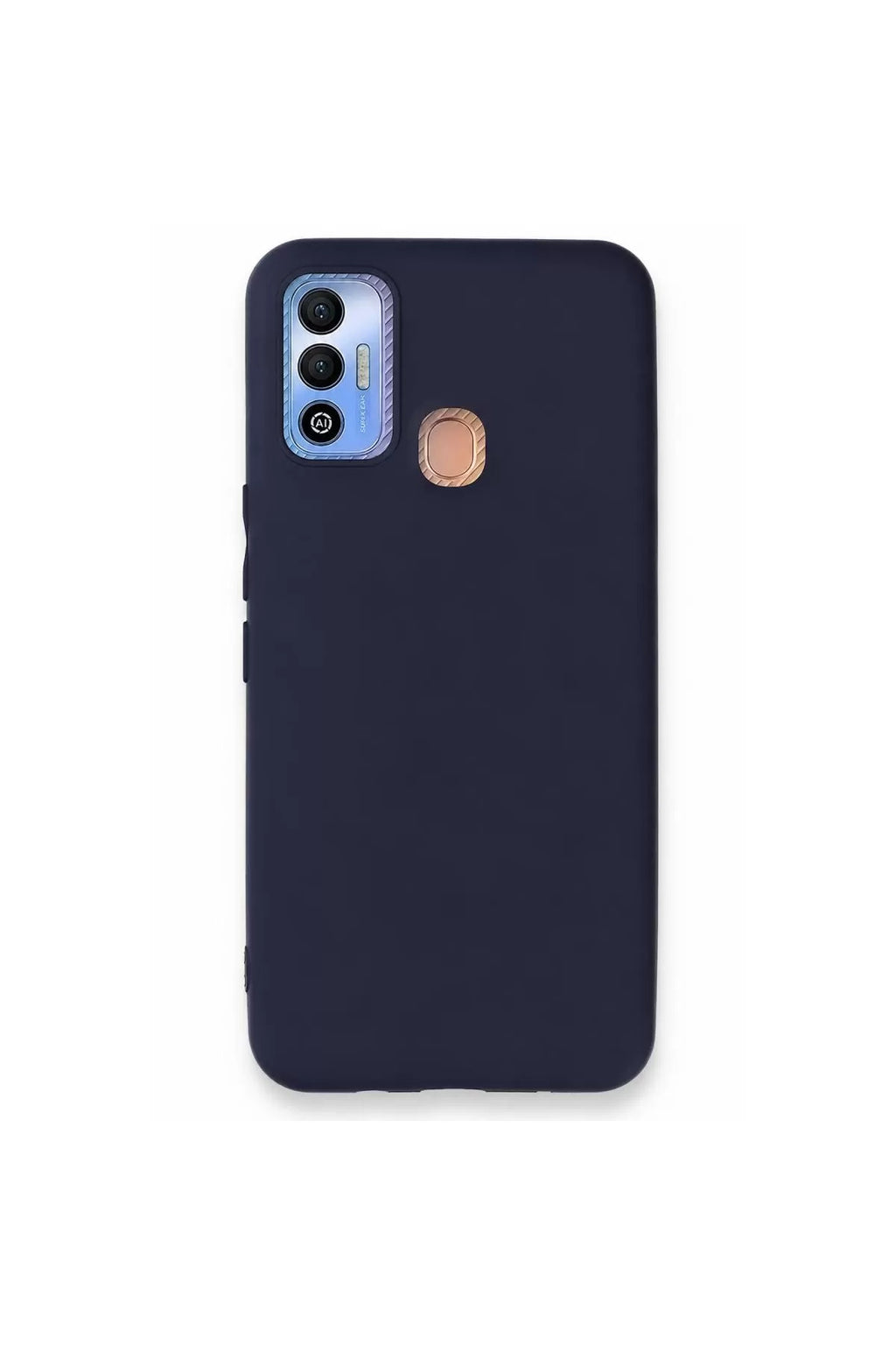 Tecno Spark 7T Uyumlu Kılıf First Silikon - Lacivert